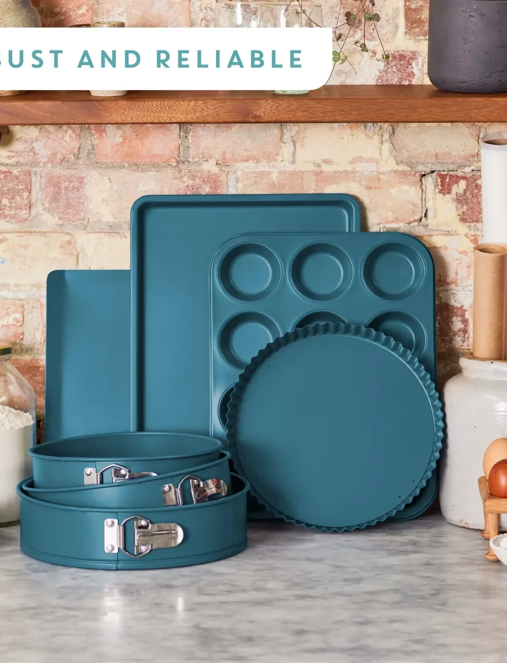 Jamie Oliver Tefal - Jamie Oliver Bakeware Springform 26 cm blue - keks- & kuchenformen - turqoise - 5