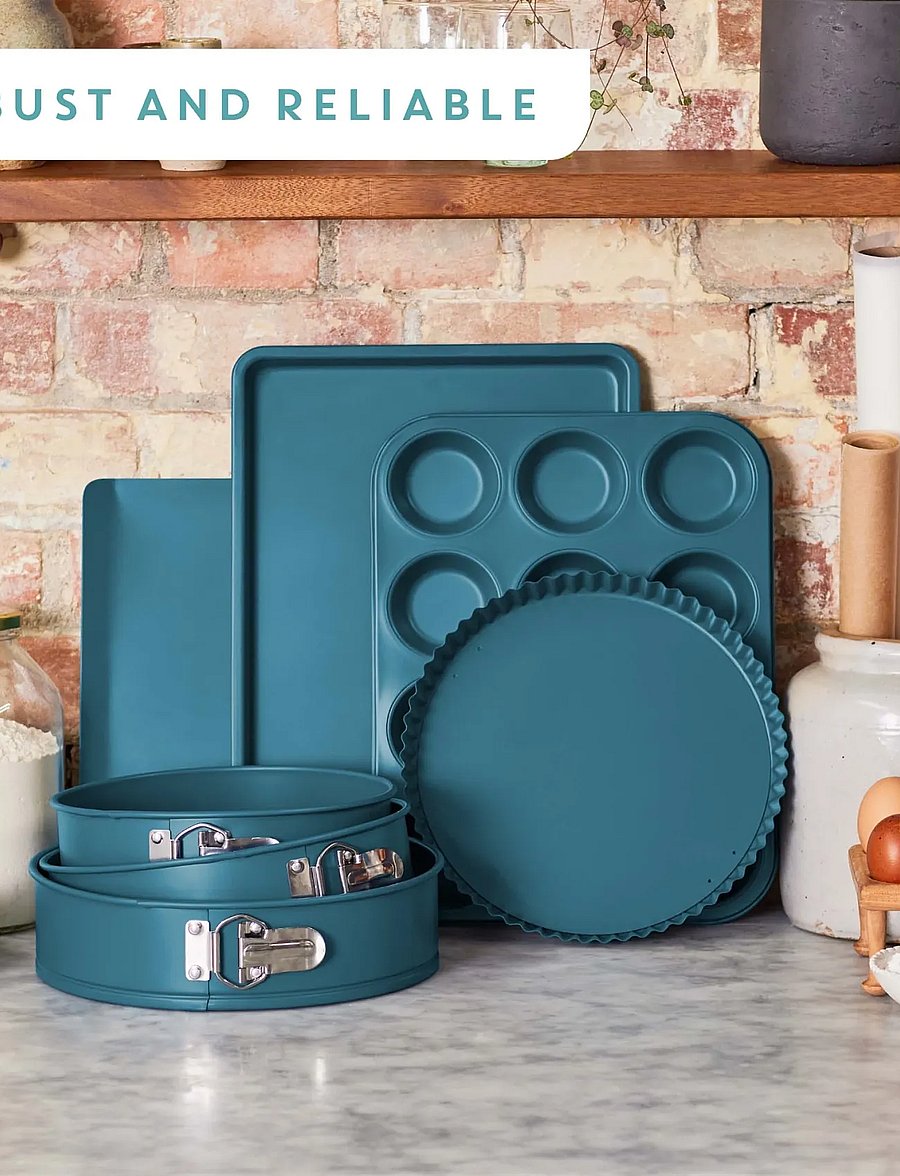 Jamie Oliver Tefal - Jamie Oliver Bakeware 12 muffin plate blue - cupcake & muffinformen - turqoise - 0