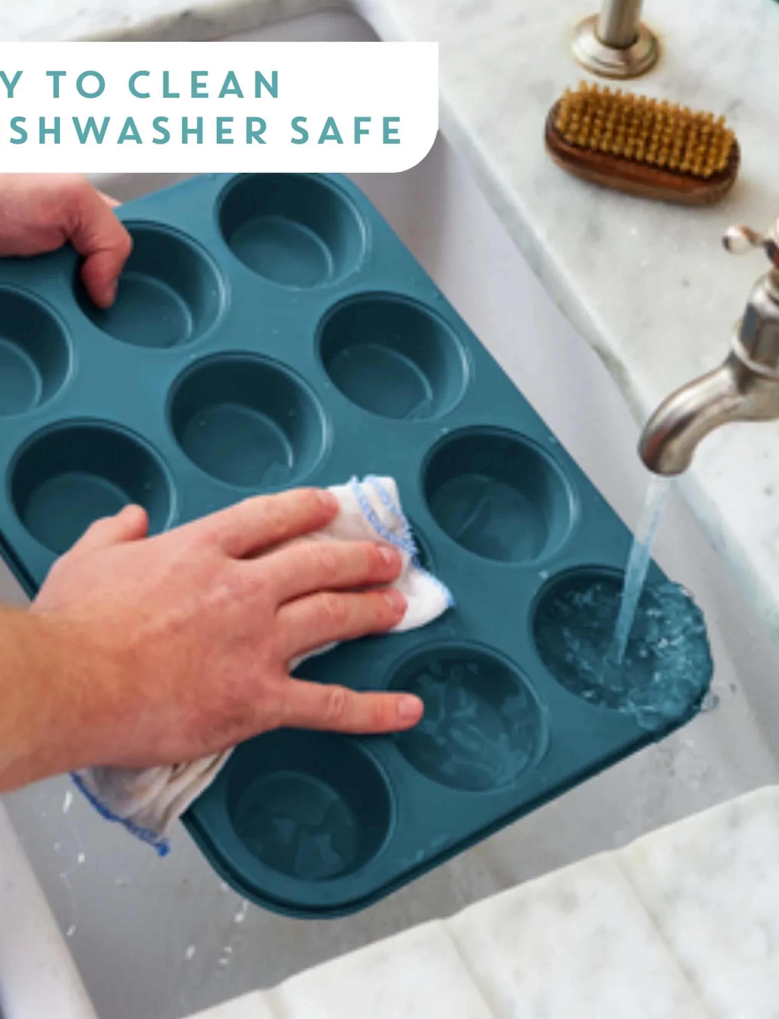 Jamie Oliver Tefal - Jamie Oliver Bakeware 12 muffin plate blue - cupcake & muffinformen - turqoise - 5