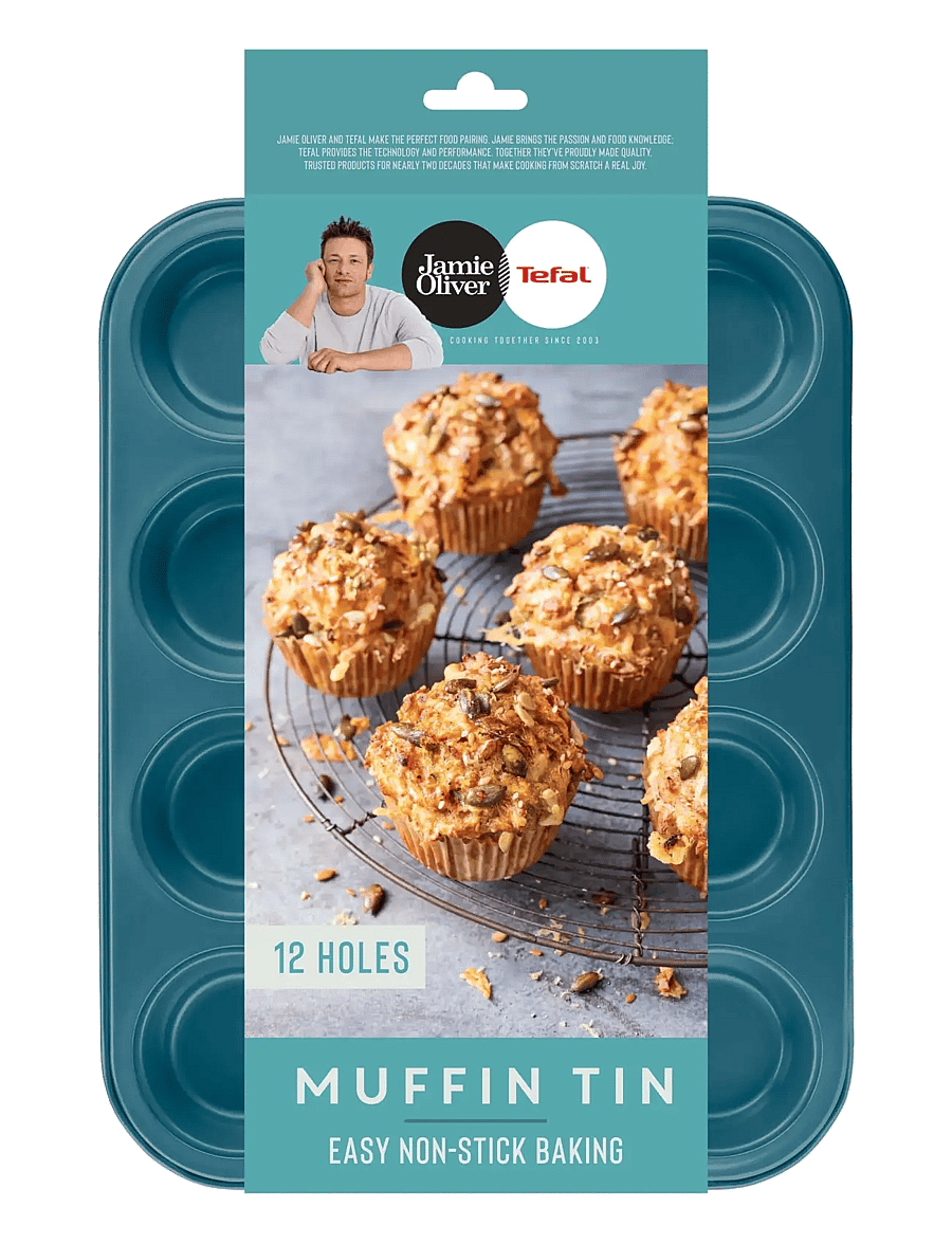Jamie Oliver Tefal - Jamie Oliver Bakeware 12 muffin plate blue - cupcake & muffinformen - turqoise - 4