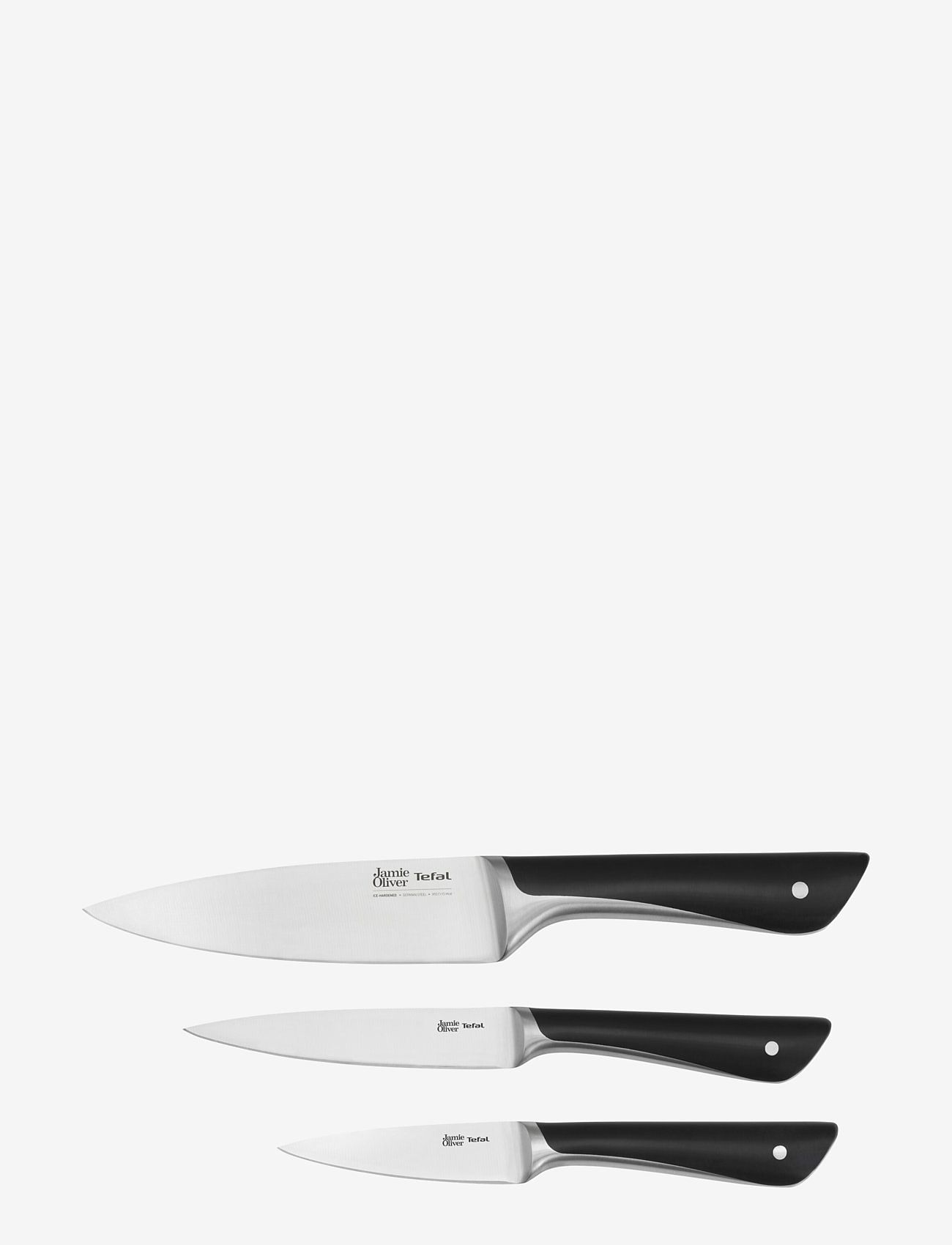 Jamie Oliver Tefal - Jamie Oliver Knife set 3pc - peilių rinkiniai - stainless steel - 0