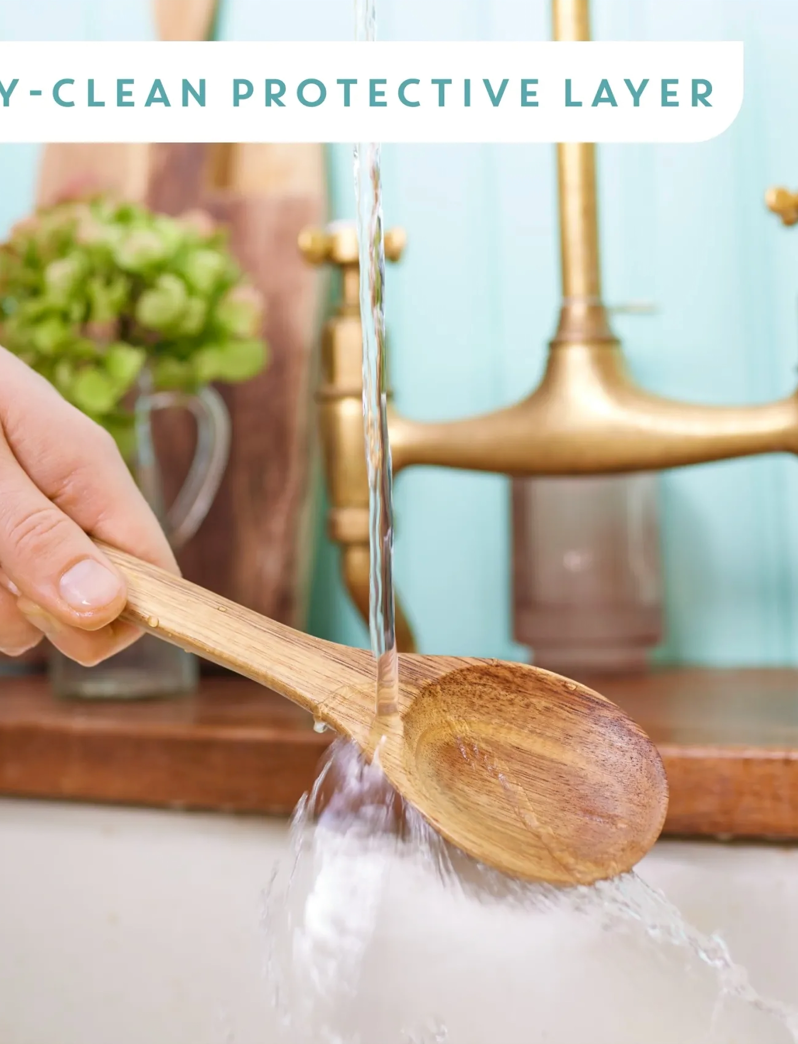Jamie Oliver Tefal - Jamie Oliver Spoon Acacia - suppeskeer & skeer - acacia wood - 3