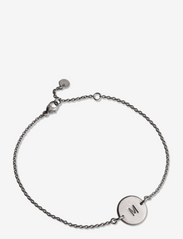 Lovetag Bracelet with 1 Lovetag - RHODINATED SILVER