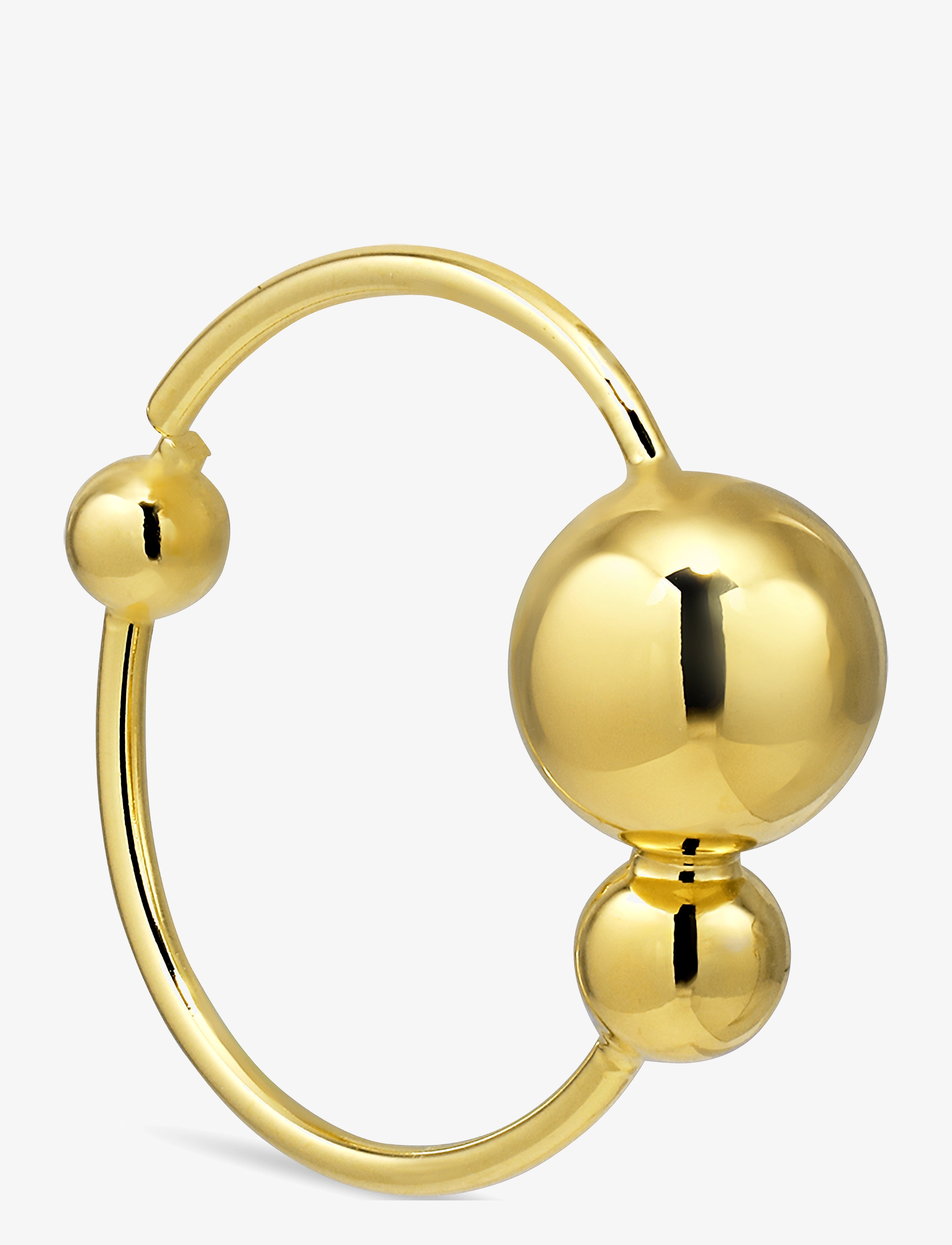 Atomic Twist Earring - 18 CARAT GOLDPLATED STERLINGSILVER