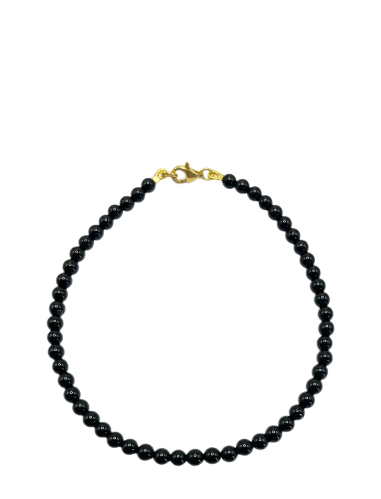 Jane Koenig Bead Anklet Onyx, One Size, Jewellery, Schwarz - Ankle Chain, Frauen