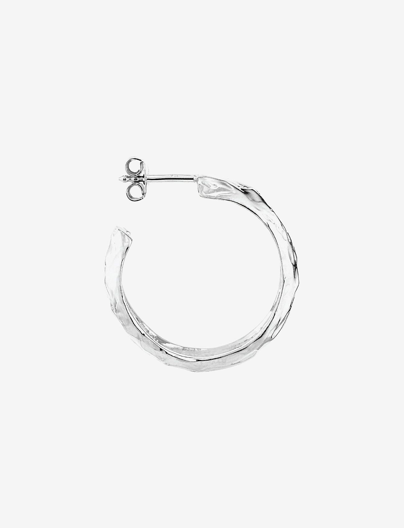 Jane Koenig - Big Bruised Heart Hoop - silver - 1