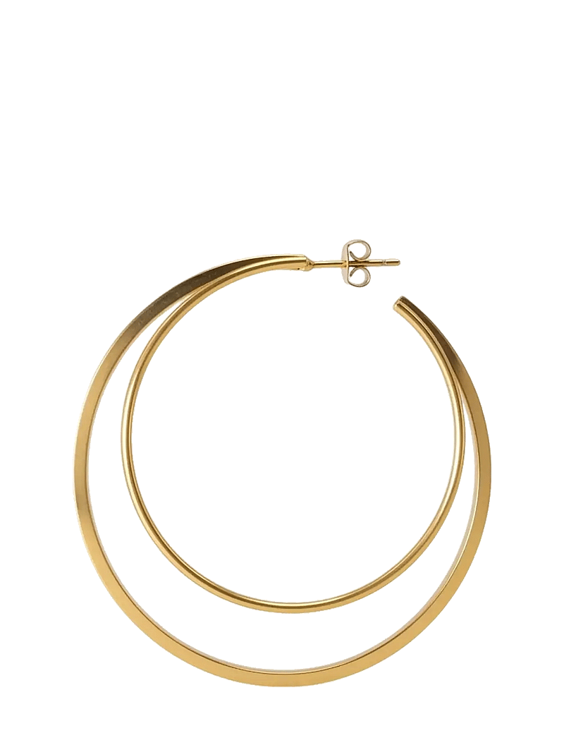 Jane Koenig - Big Double Olympia Hoop - hoops kõrvarõngad - gold - 2