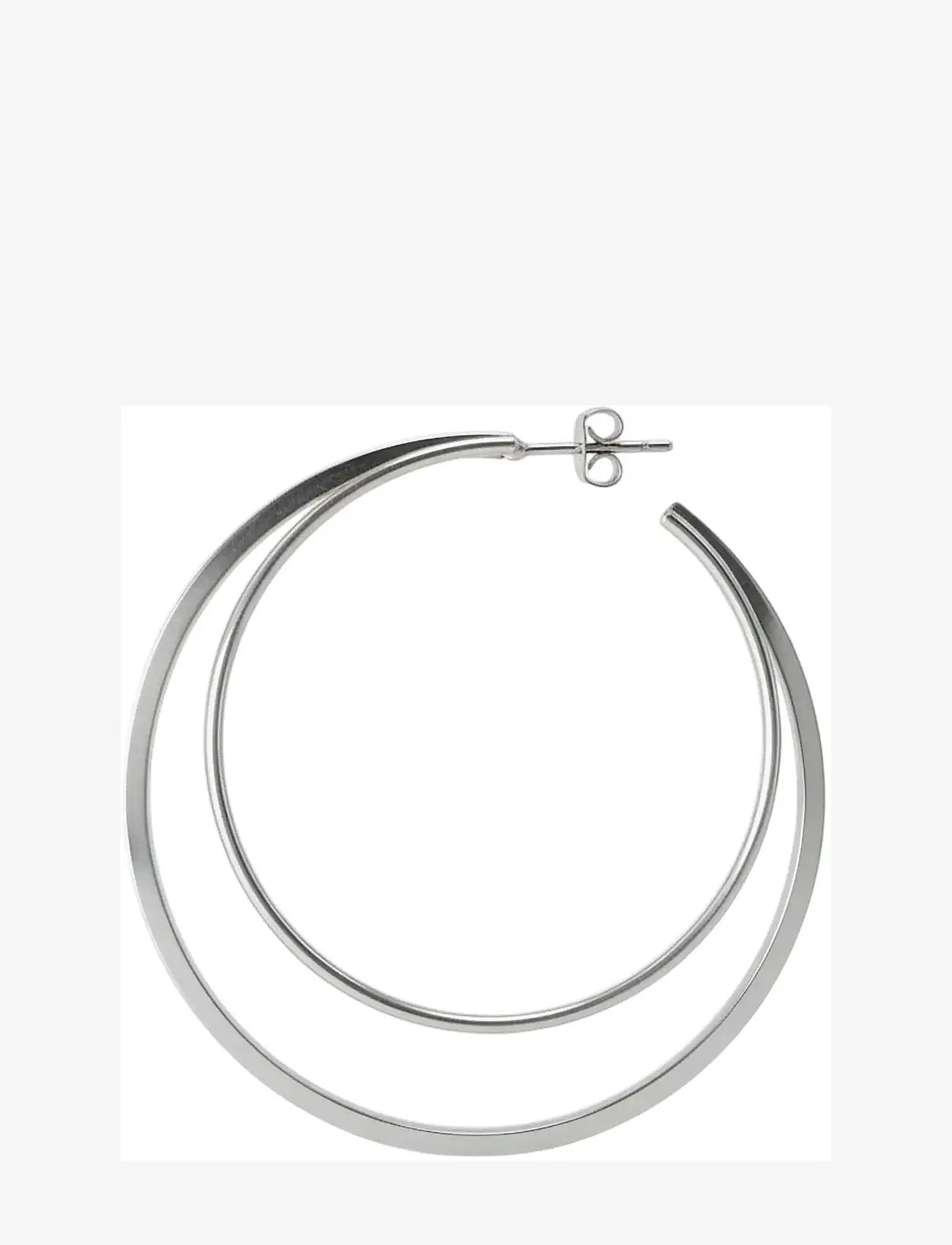 Jane Koenig - Big Double Olympia Hoop - creoler & hoops - silver - 2