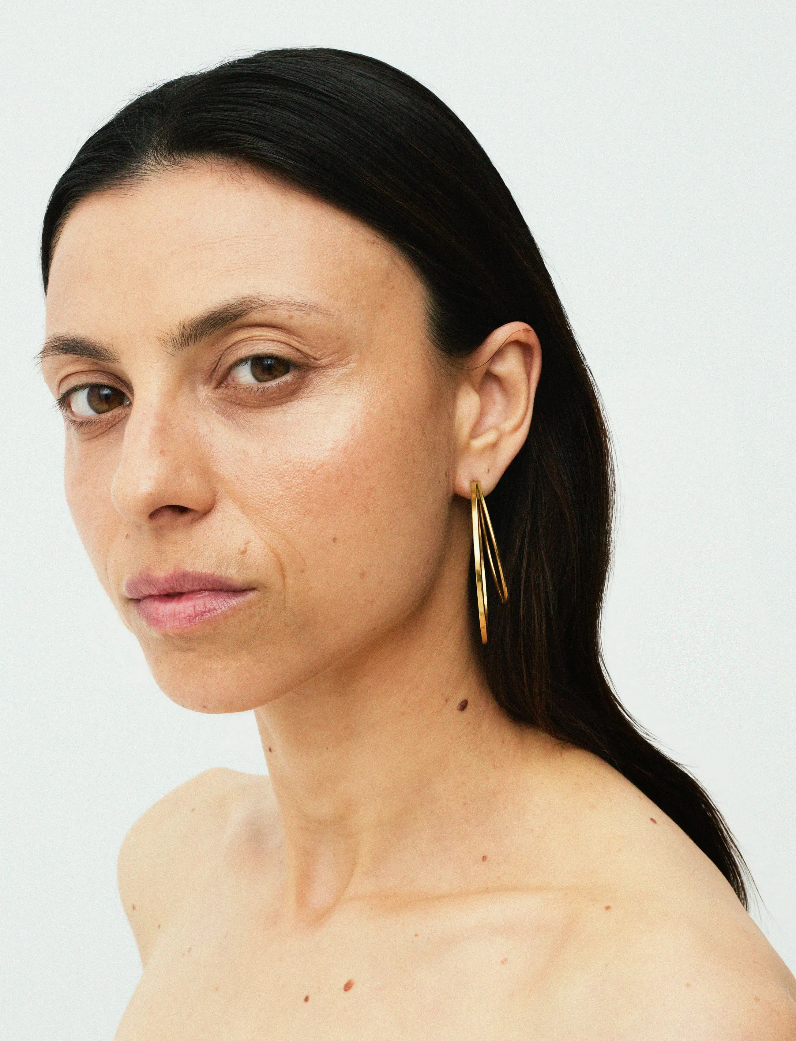 Jane Koenig Big Double Olympia Hoop, One Size, Earrings, Silber - Hoops, Frauen