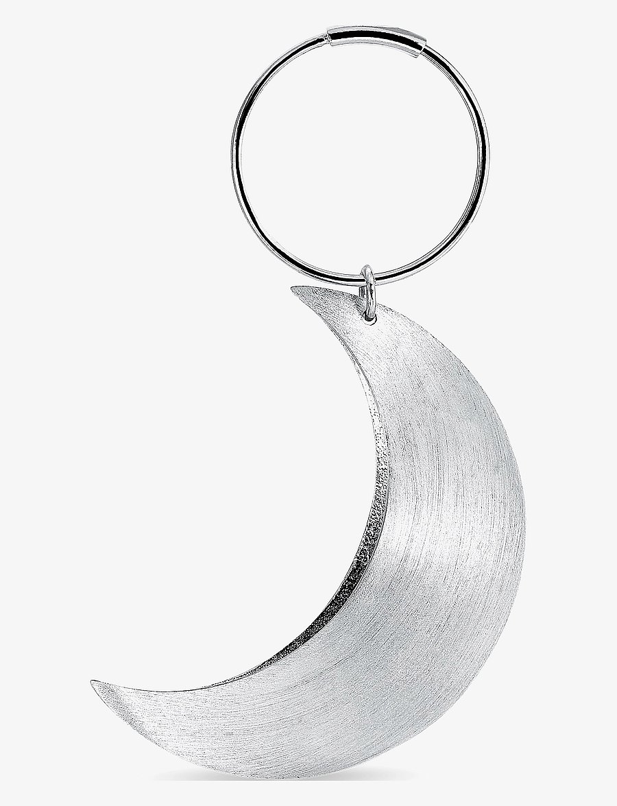 Jane Koenig - Big Half Moon Creole - ohrhänger - sterlingsilver - 1