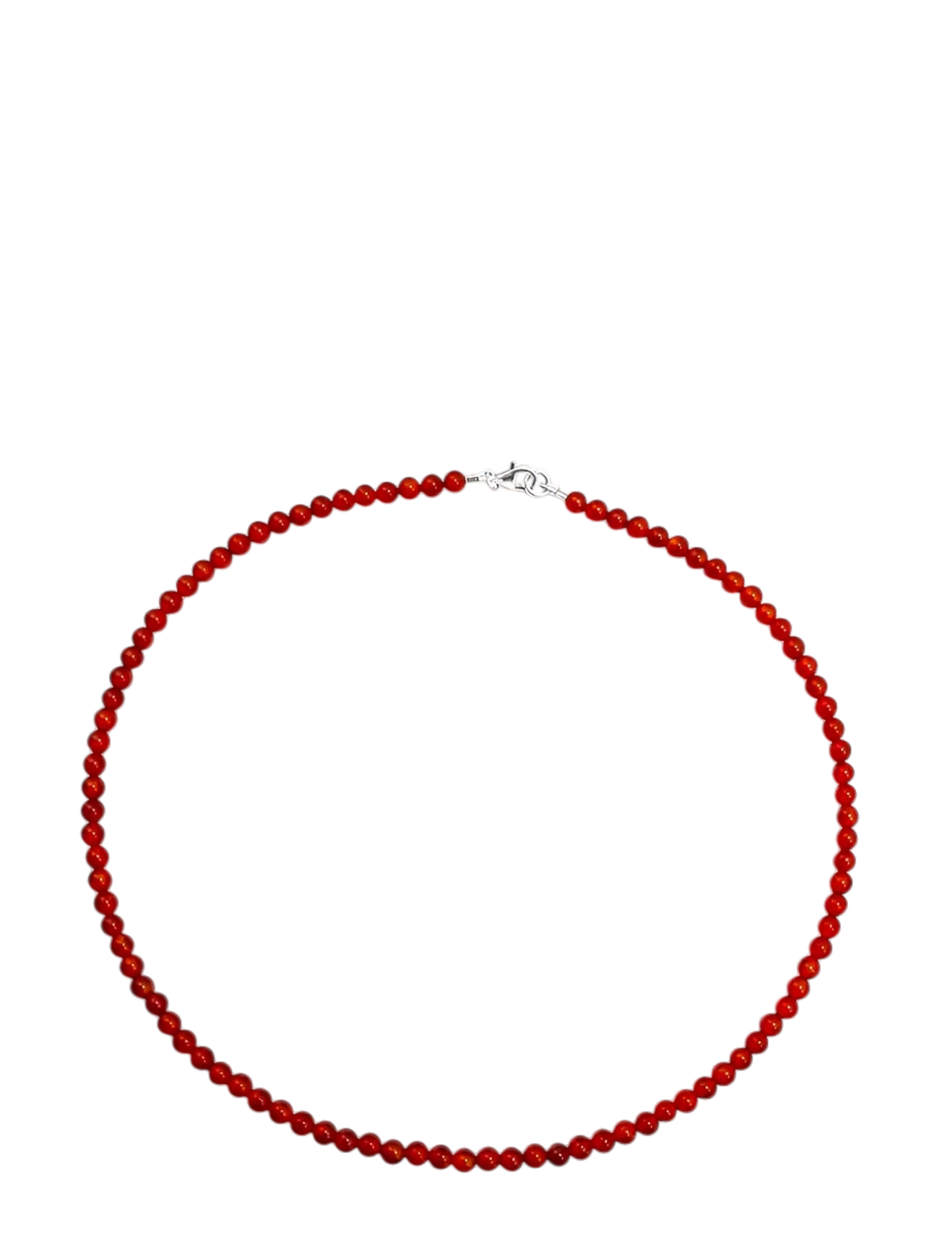 Jane Koenig Bead necklace Carnelian - Pendant necklaces - STERLINGSILVER / red