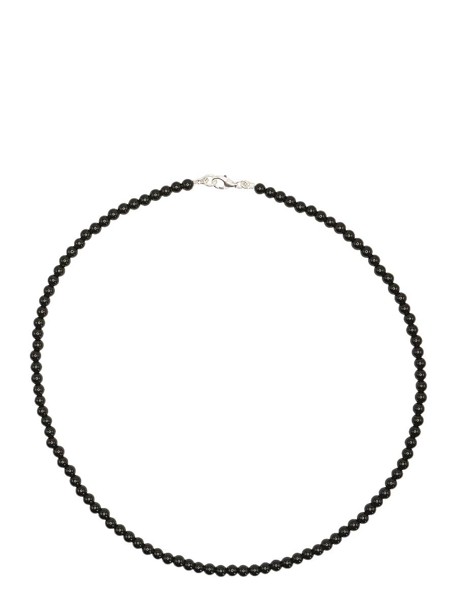 Jane Koenig - Bead necklace Onyx - sterlingsilver - 0