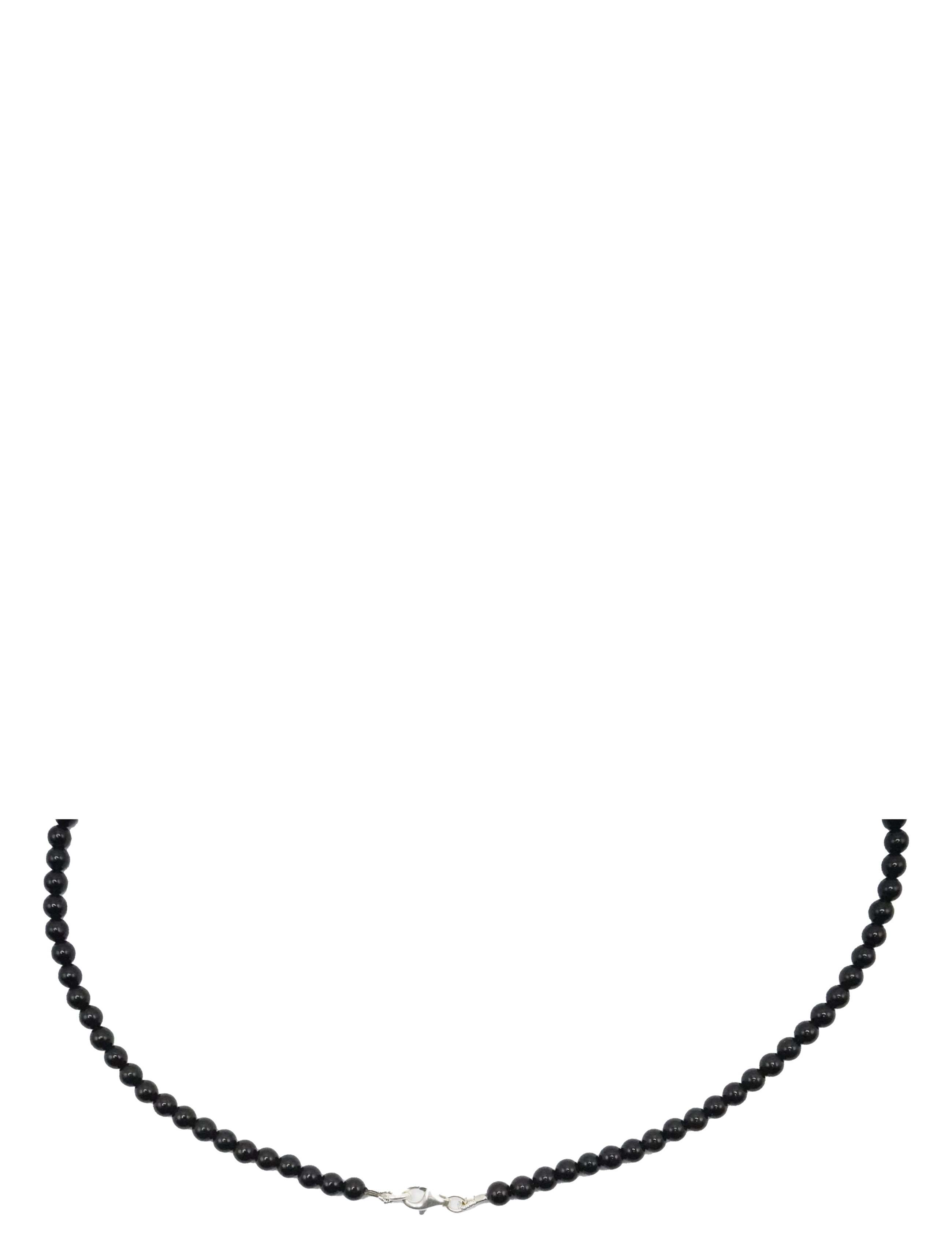 Jane Koenig - Bead necklace Onyx - sterlingsilver - 1