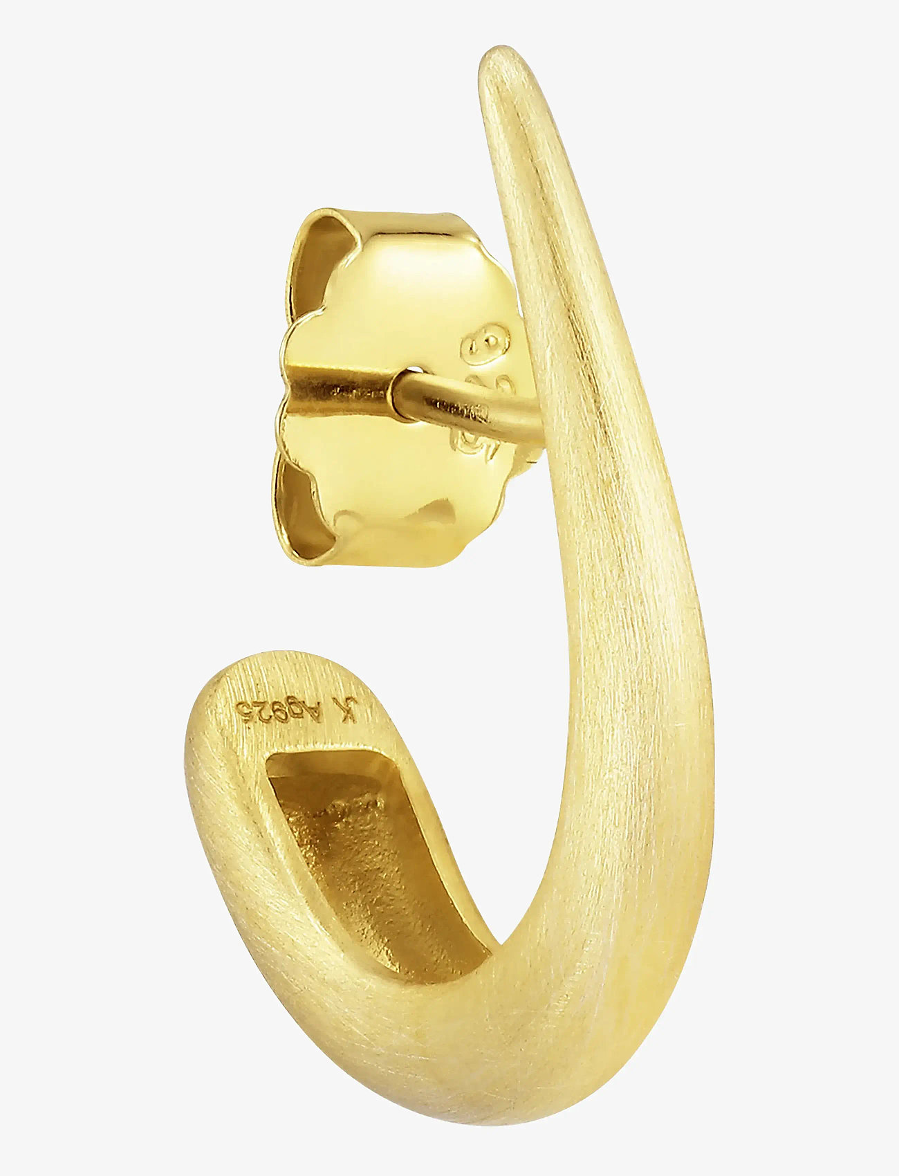 Jane Koenig - Big Orbis Drop Stud - 18 carat goldplated sterlingsilver - 1
