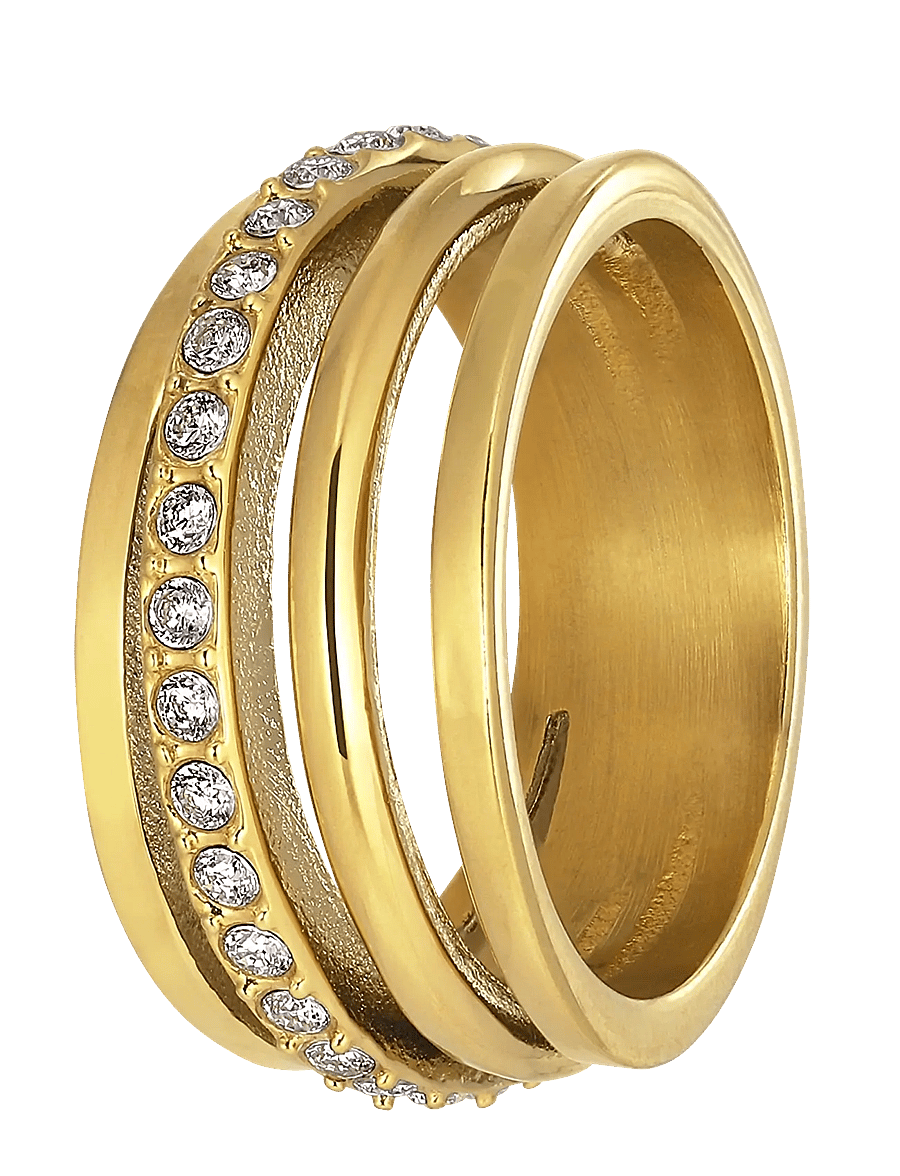 Jane Koenig - Big Olympia Ring - gold - 2