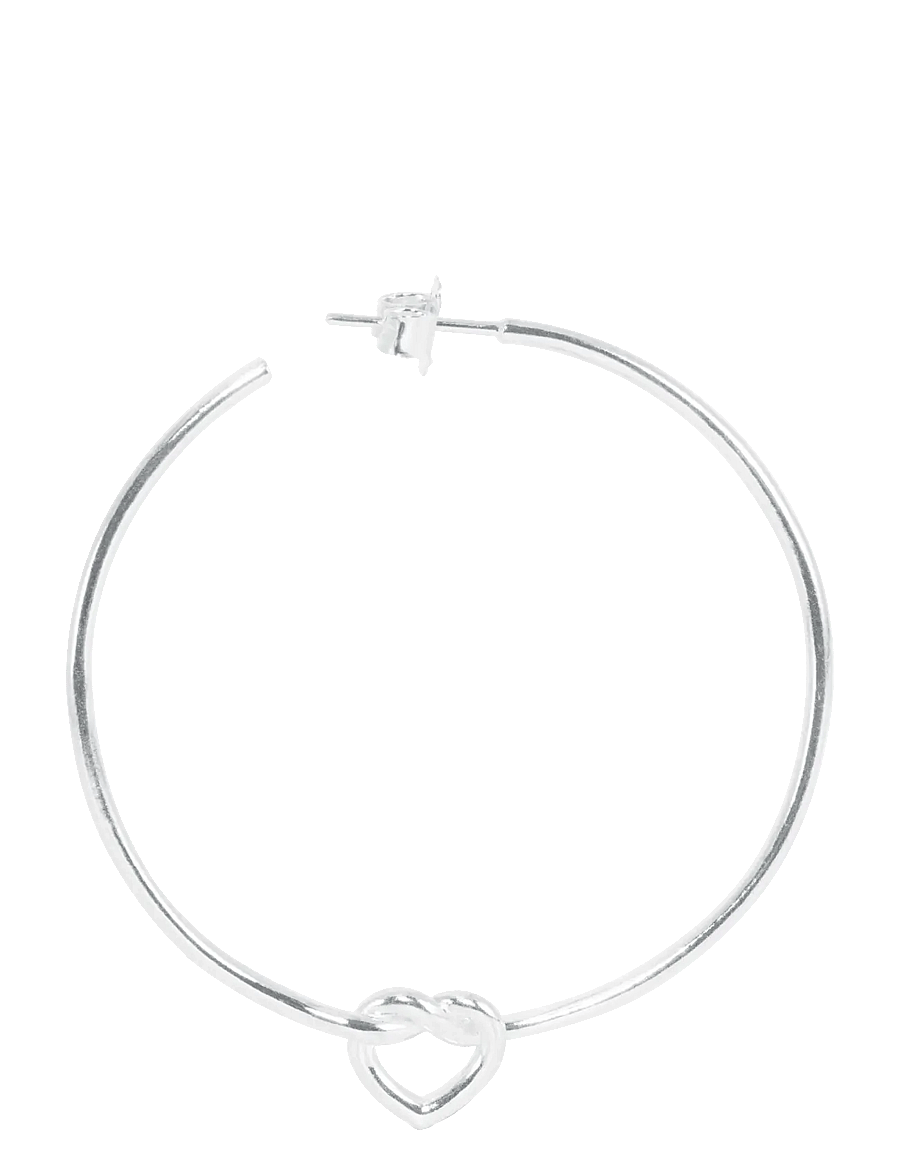 Jane Koenig - Big Tied Heart Hoop - sterlingsilver - 1