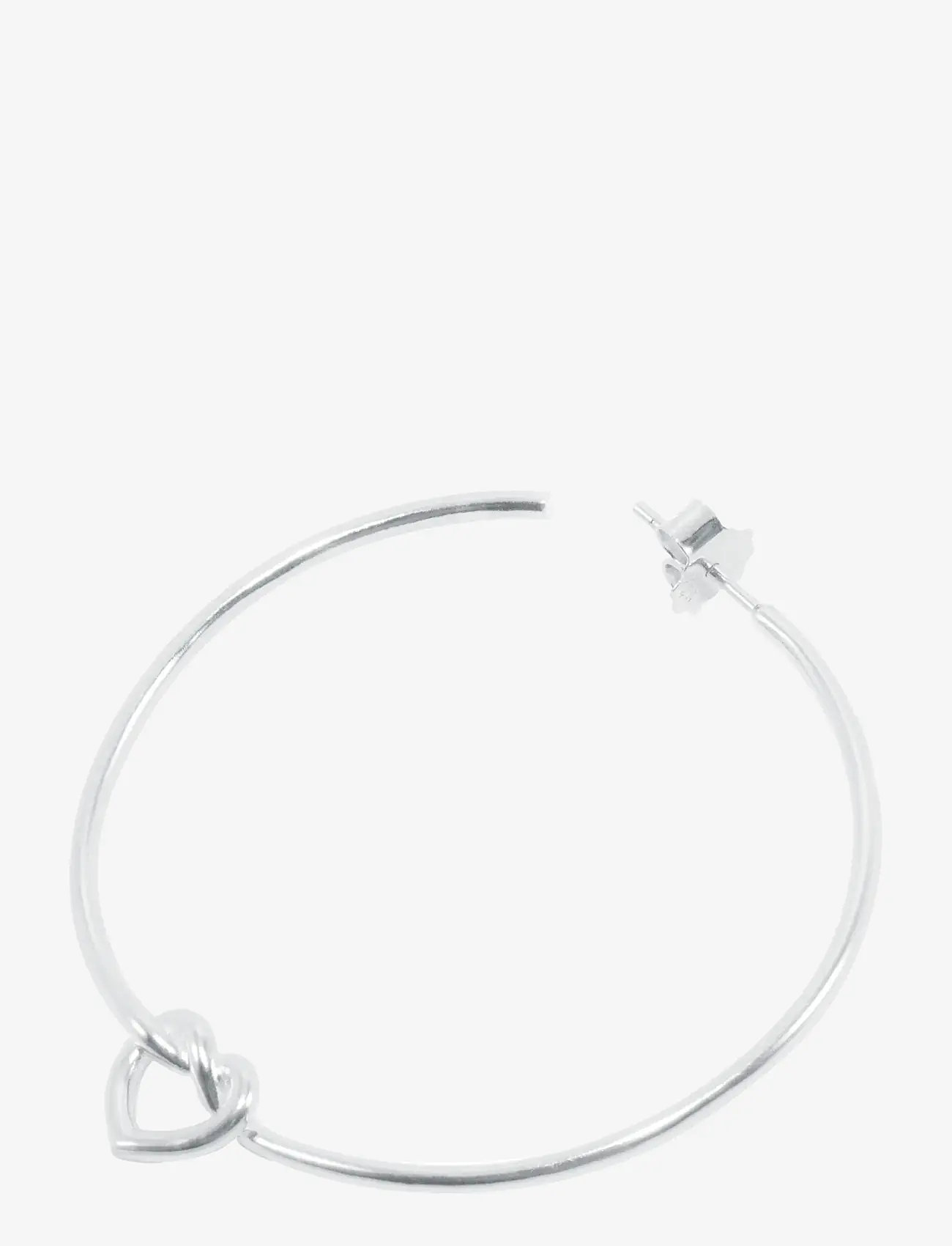 Jane Koenig - Big Tied Heart Hoop - sterlingsilver - 2
