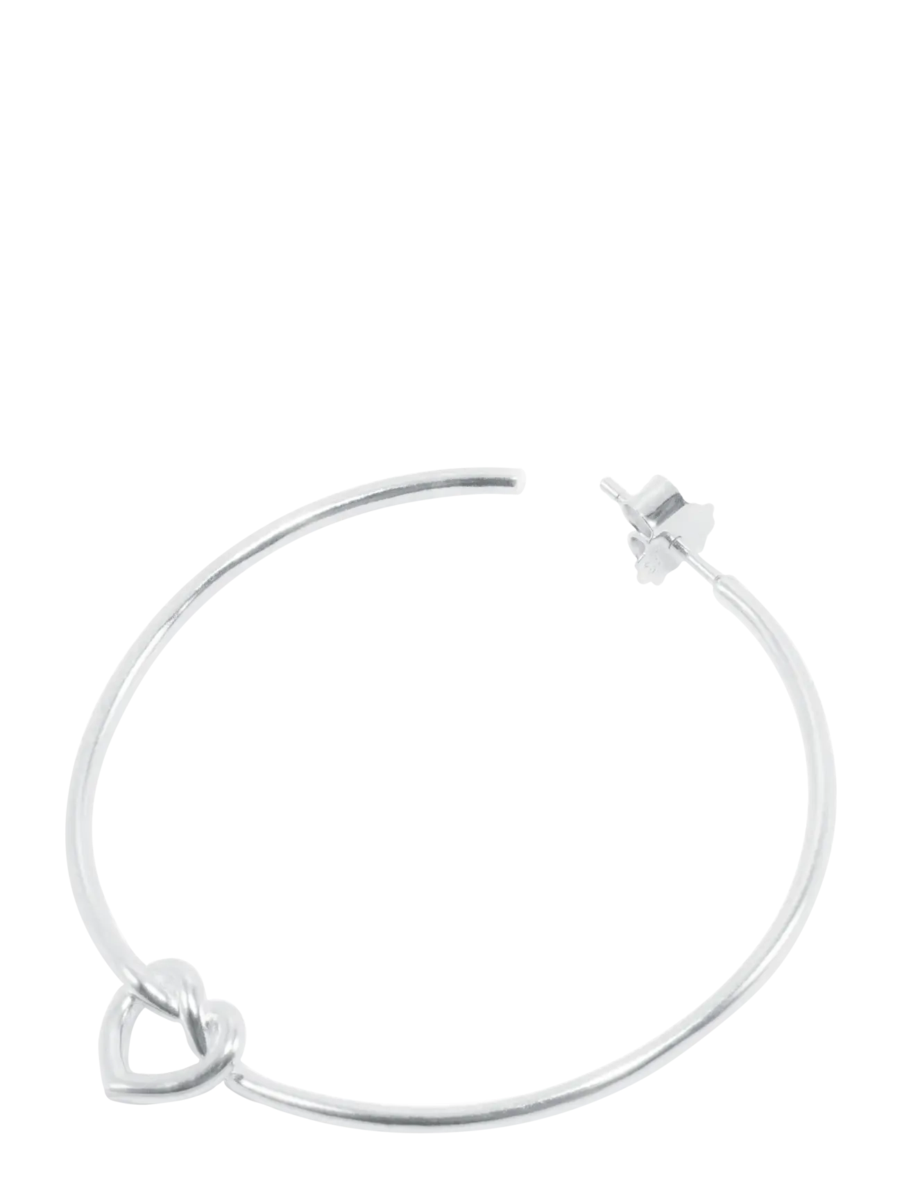 Jane Koenig - Big Tied Heart Hoop - sterlingsilver - 2