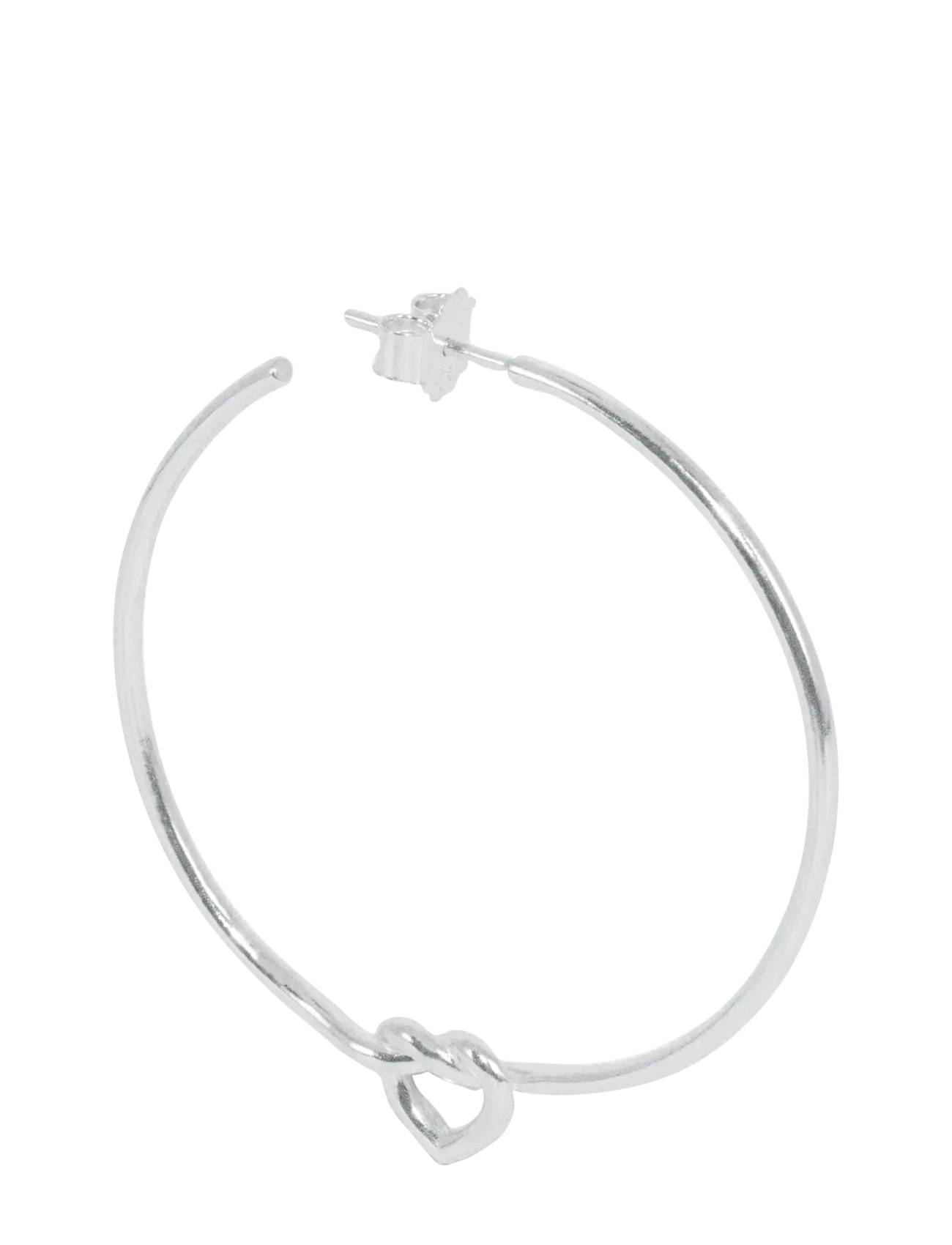 Jane Koenig - Big Tied Heart Hoop - sterlingsilver - 3