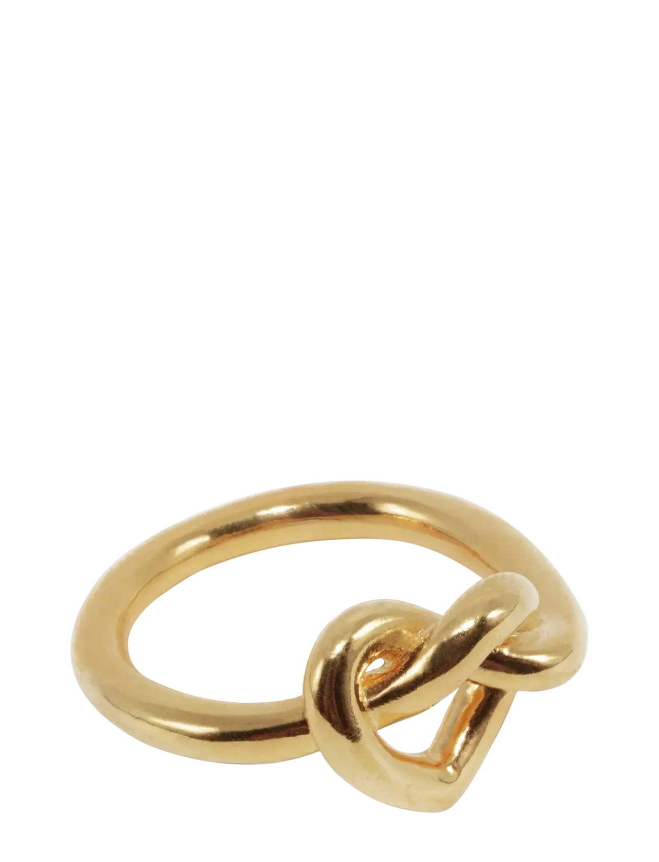 Jane Koenig - Big Tied Heart Ring - echtschmuck - 18 carat goldplating - 1