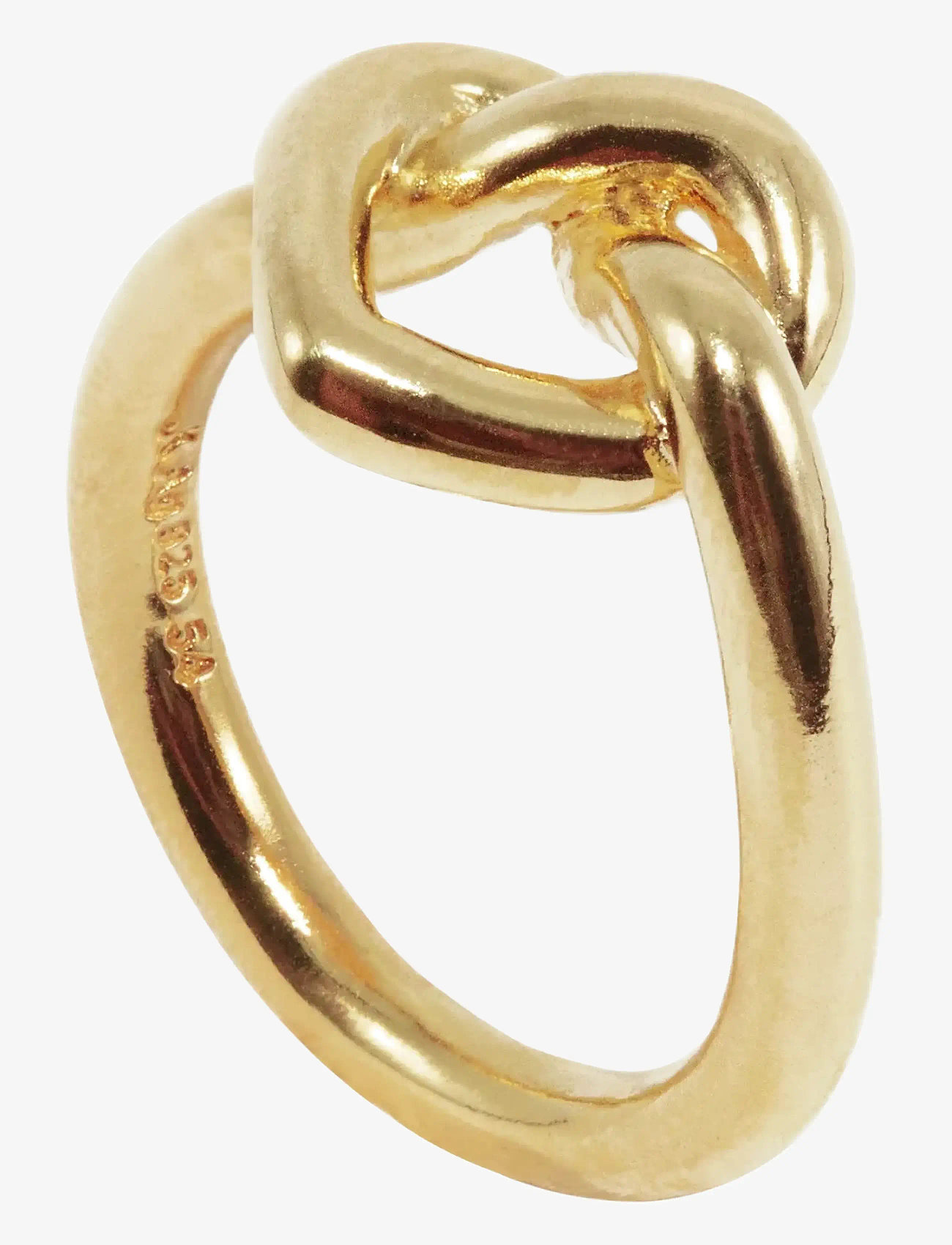 Jane Koenig - Big Tied Heart Ring - ringar - 18 carat goldplating - 2