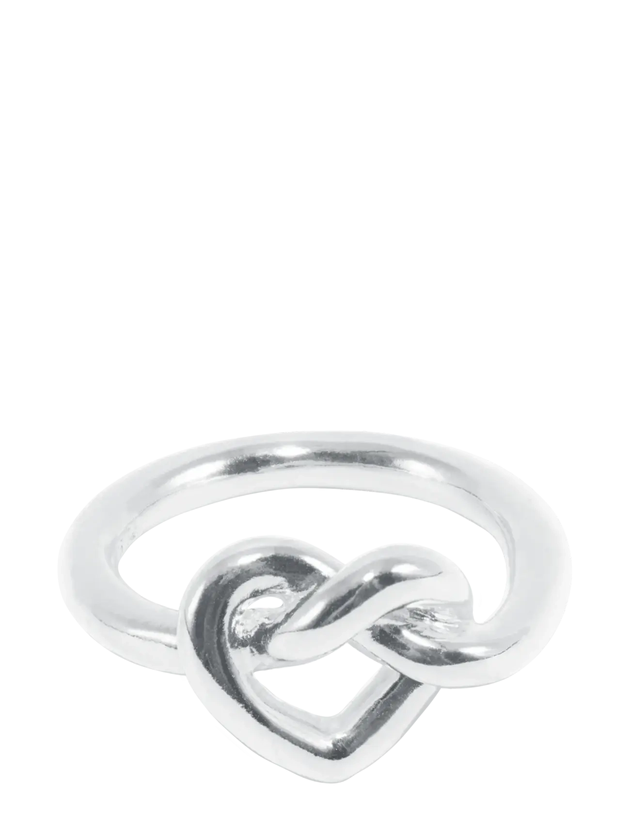 Big Tied Heart Ring - STERLINGSILVER