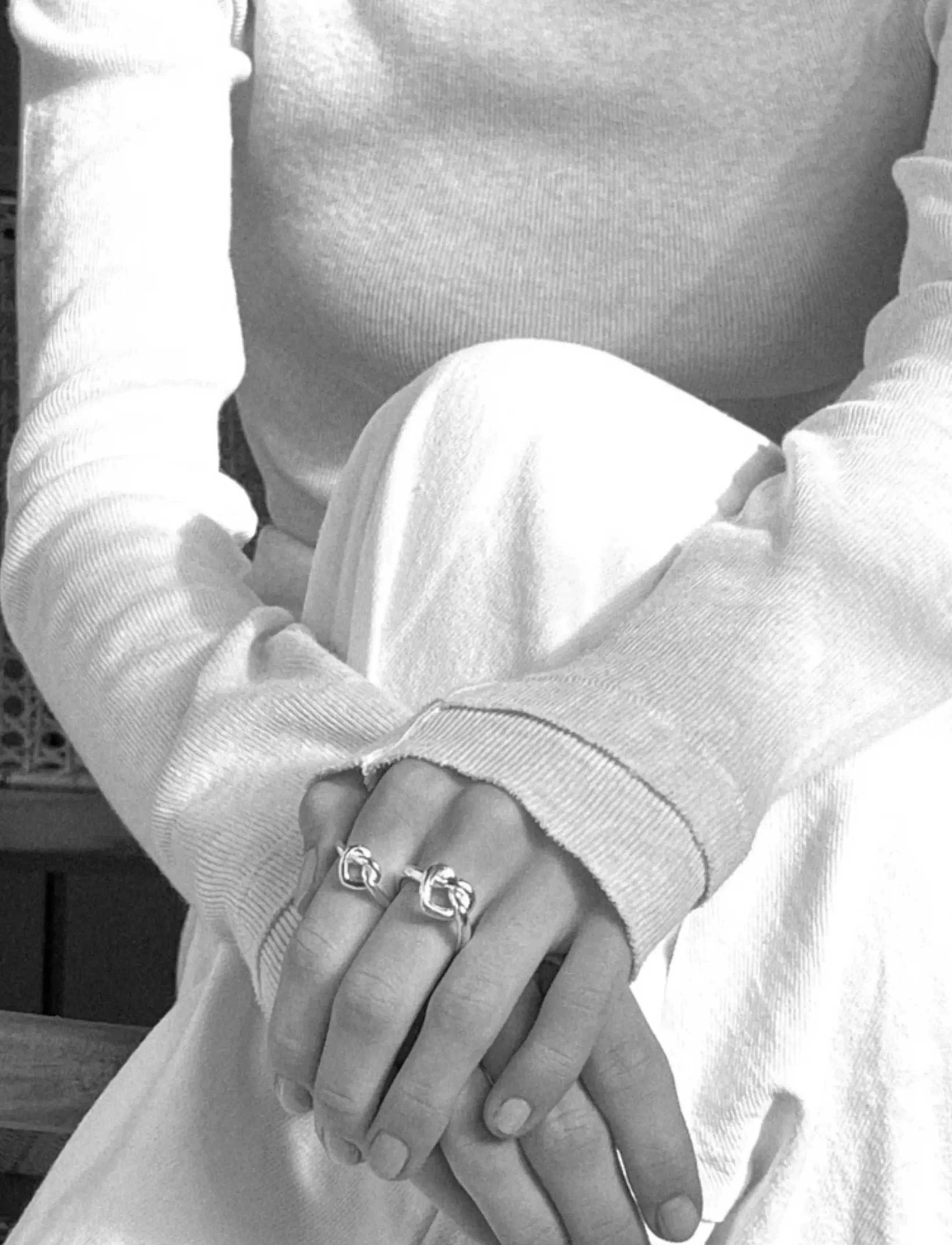 Jane Koenig Big Tied Heart Ring, 50, Silver, Smykker > Ringe, Dame