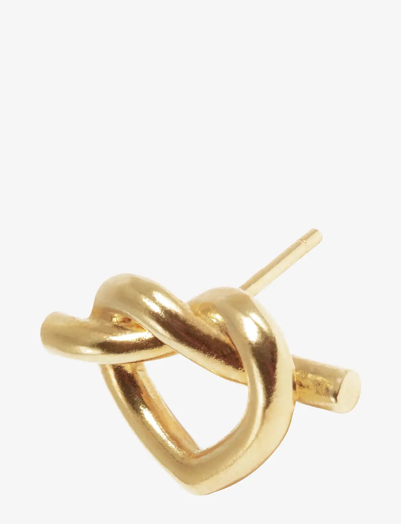 Jane Koenig - Big Tied Heart Stud - studs örhängen - 18 carat goldplating - 1