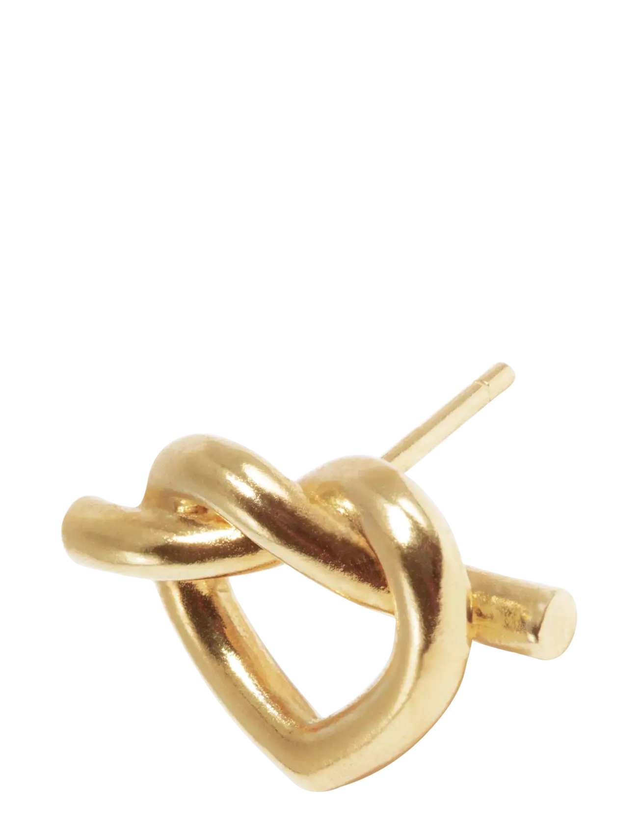 Jane Koenig - Big Tied Heart Stud - ohrstecker - 18 carat goldplating - 1