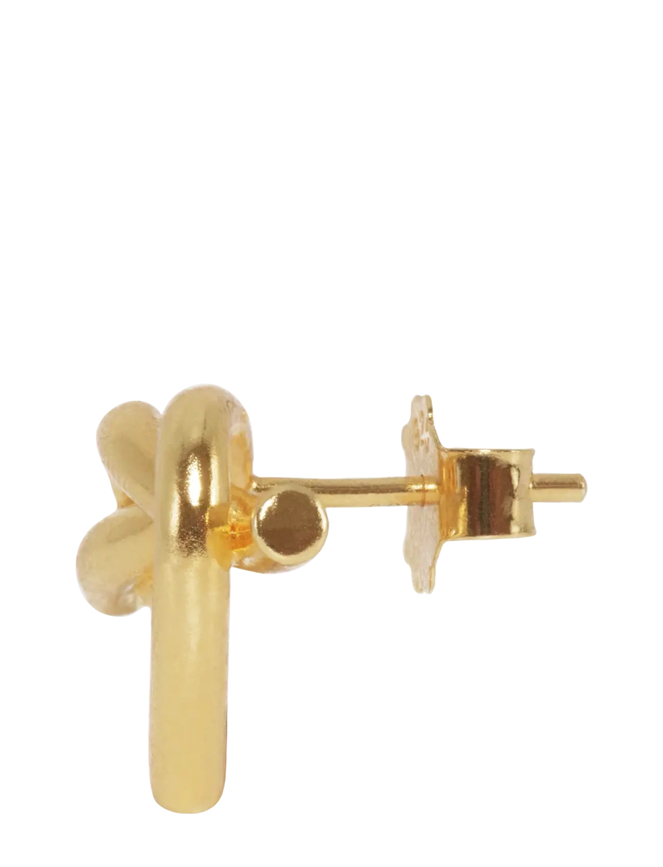 Jane Koenig - Big Tied Heart Stud - ohrstecker - 18 carat goldplating - 2