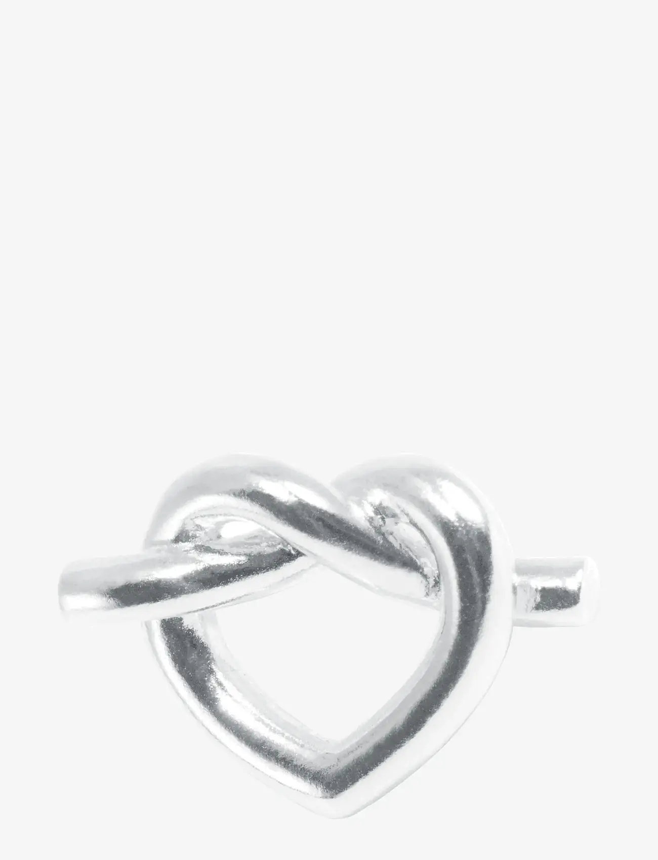 Jane Koenig - Big Tied Heart Stud - studs örhängen - sterlingsilver - 1