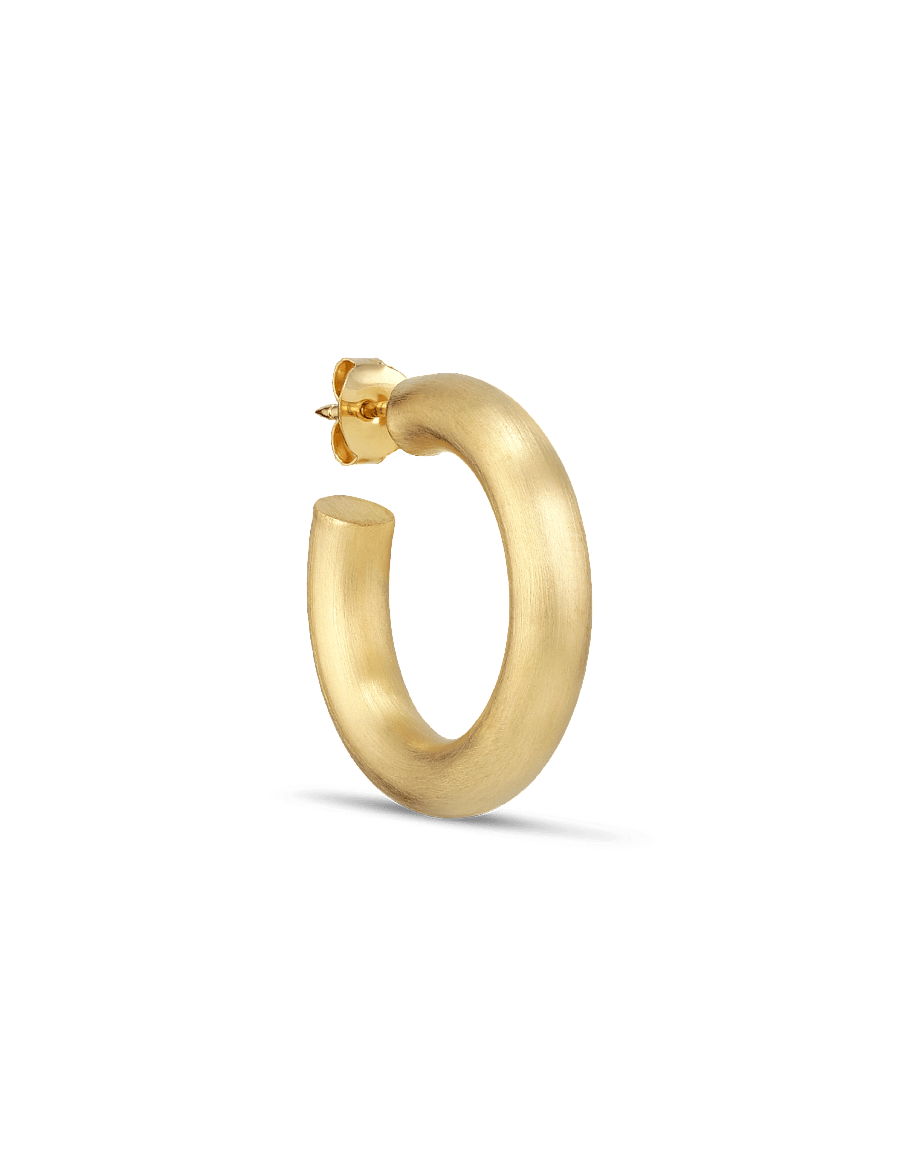 Jane Koenig - Chunky Hoop, gold-plated silver - creoler - gold - 1