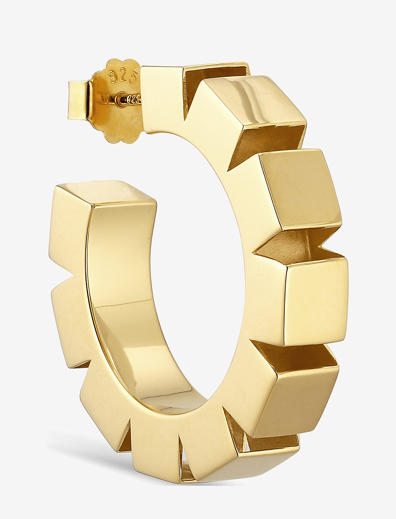 Jane Koenig - Chunky Magic Hoop - kreolen - 18 carat goldplated sterling silver - 0