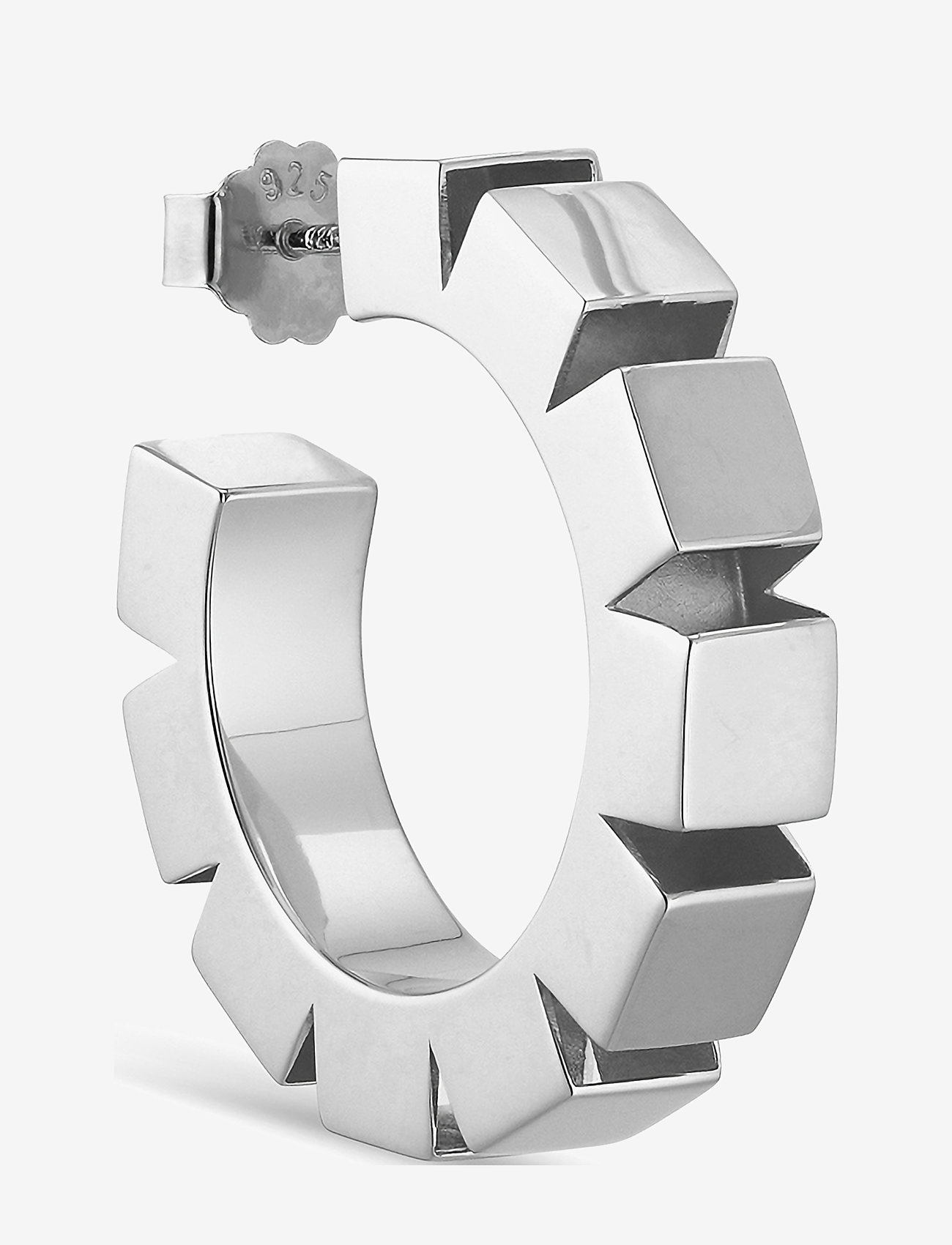 Jane Koenig - Chunky Magic Hoop - kreolen - sterlingsilver - 0