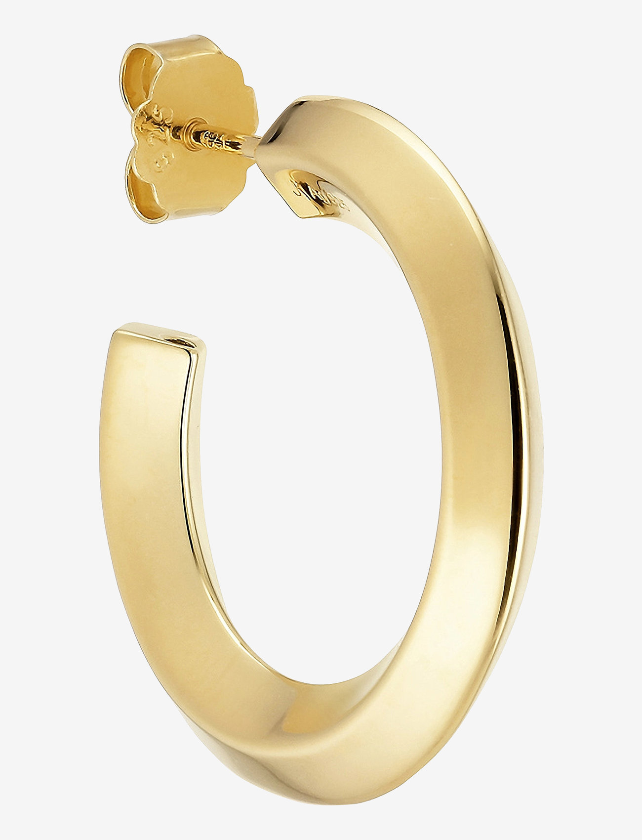 Jane Koenig - Chunky Night Magic Hoop - kreolen - 18 carat goldplated sterling silver - 0