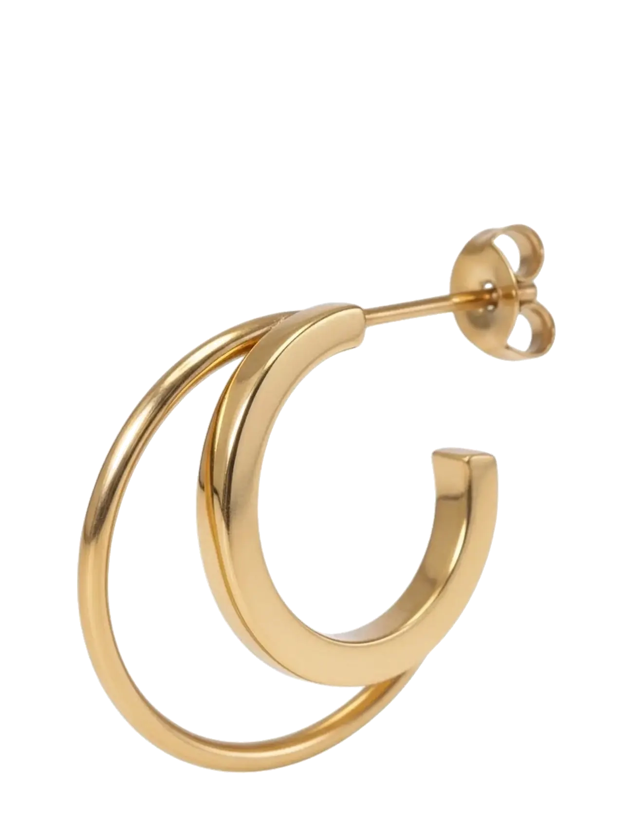 Jane Koenig Double Olympia Hoop, One Size, Earrings, Gold - Hoops, Frauen