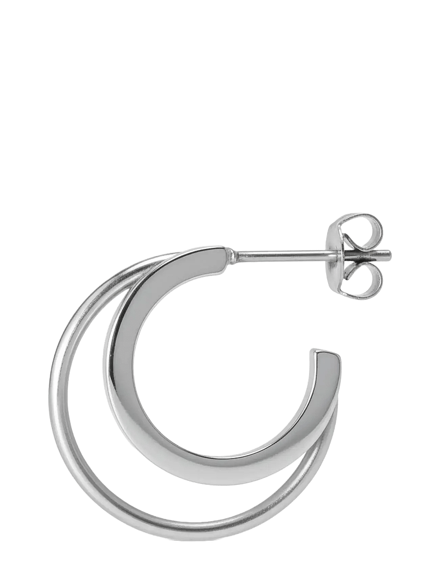 Jane Koenig - Double Olympia Hoop - hoops - silver - 2
