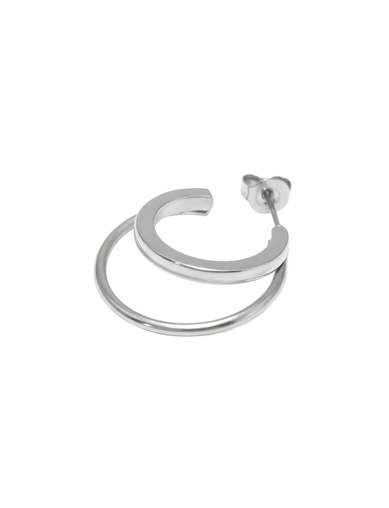 Jane Koenig - Double Olympia Hoop - hoops - silver - 5