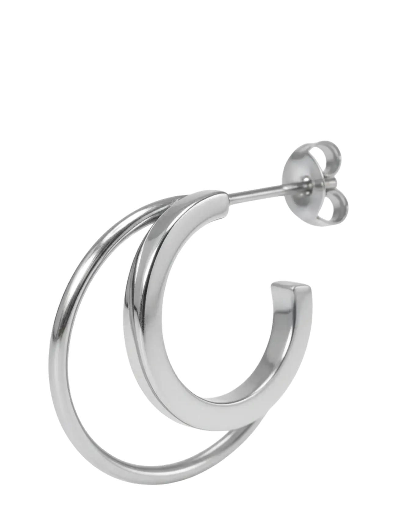 Jane Koenig Double Olympia Hoop - Modetrender - SILVER / silver