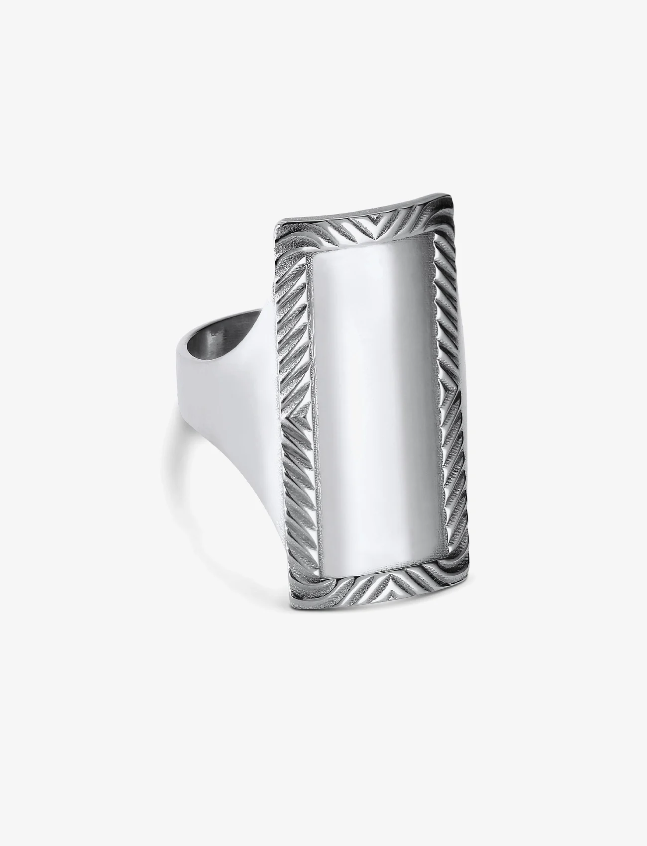 Jane Koenig - Impression Armour Ring - ballīšu apģērbs par outlet cenām - silver - 0