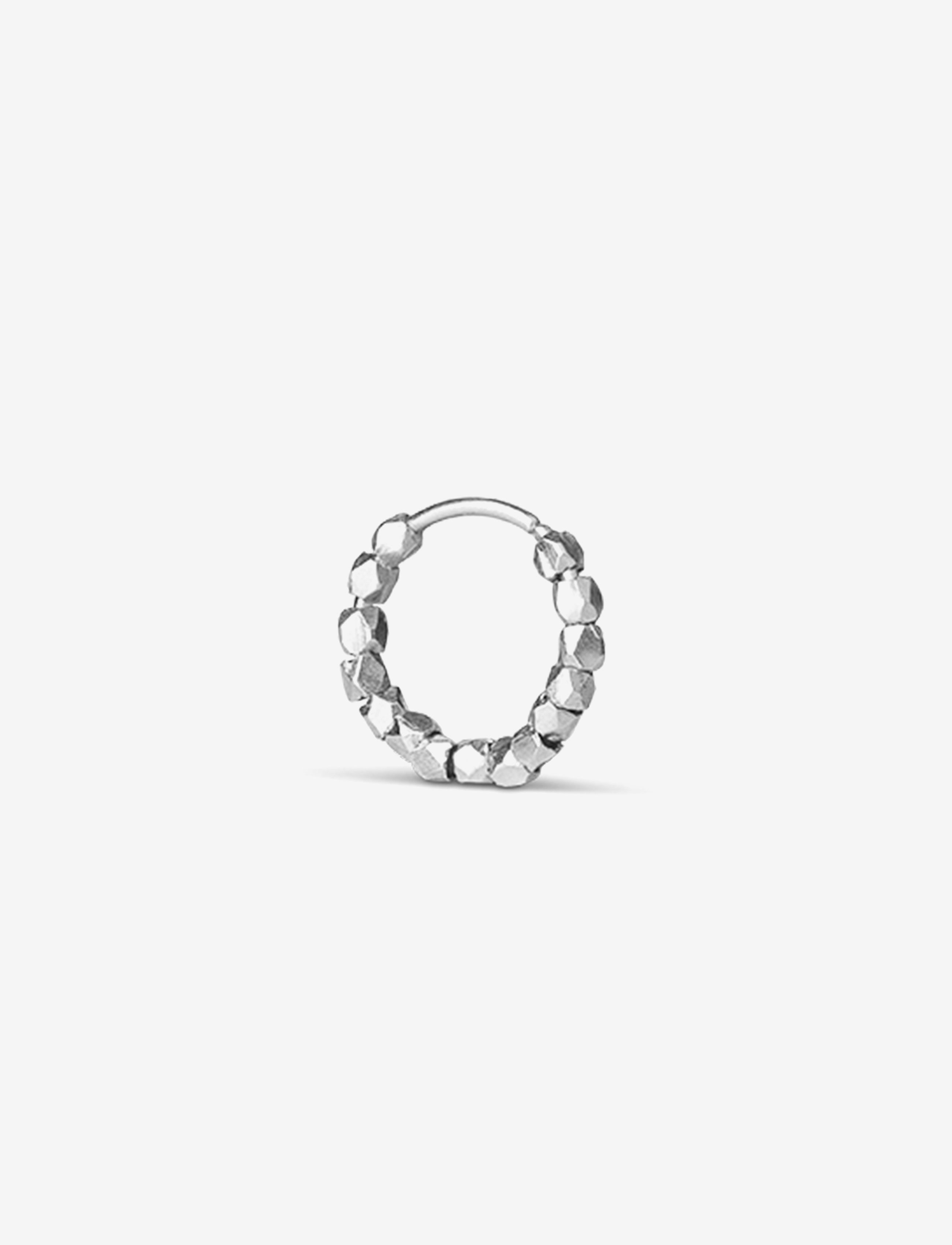 Jane Koenig - Bead Twist Earring - einzelner ohrring - silver - 2