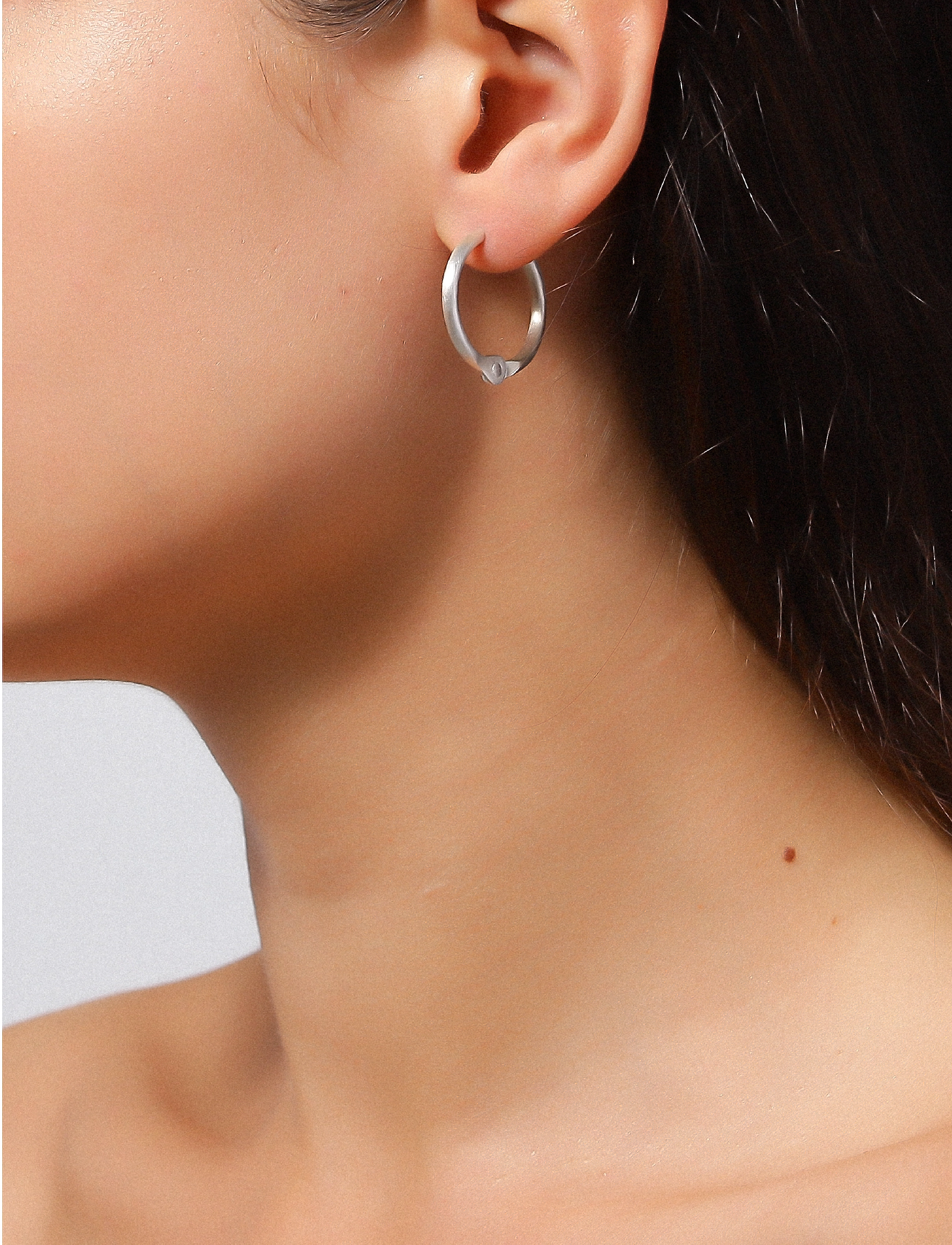 Jane Koenig - Hinge Earring - silver - 2