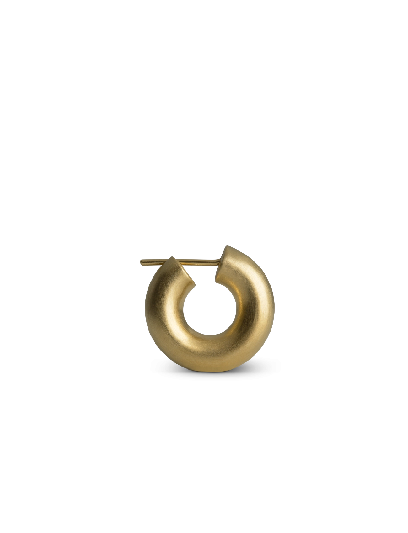 Jane Koenig Small Chunky Hoop, gold-plated sterling silver - Accessoires - GOLD / gold