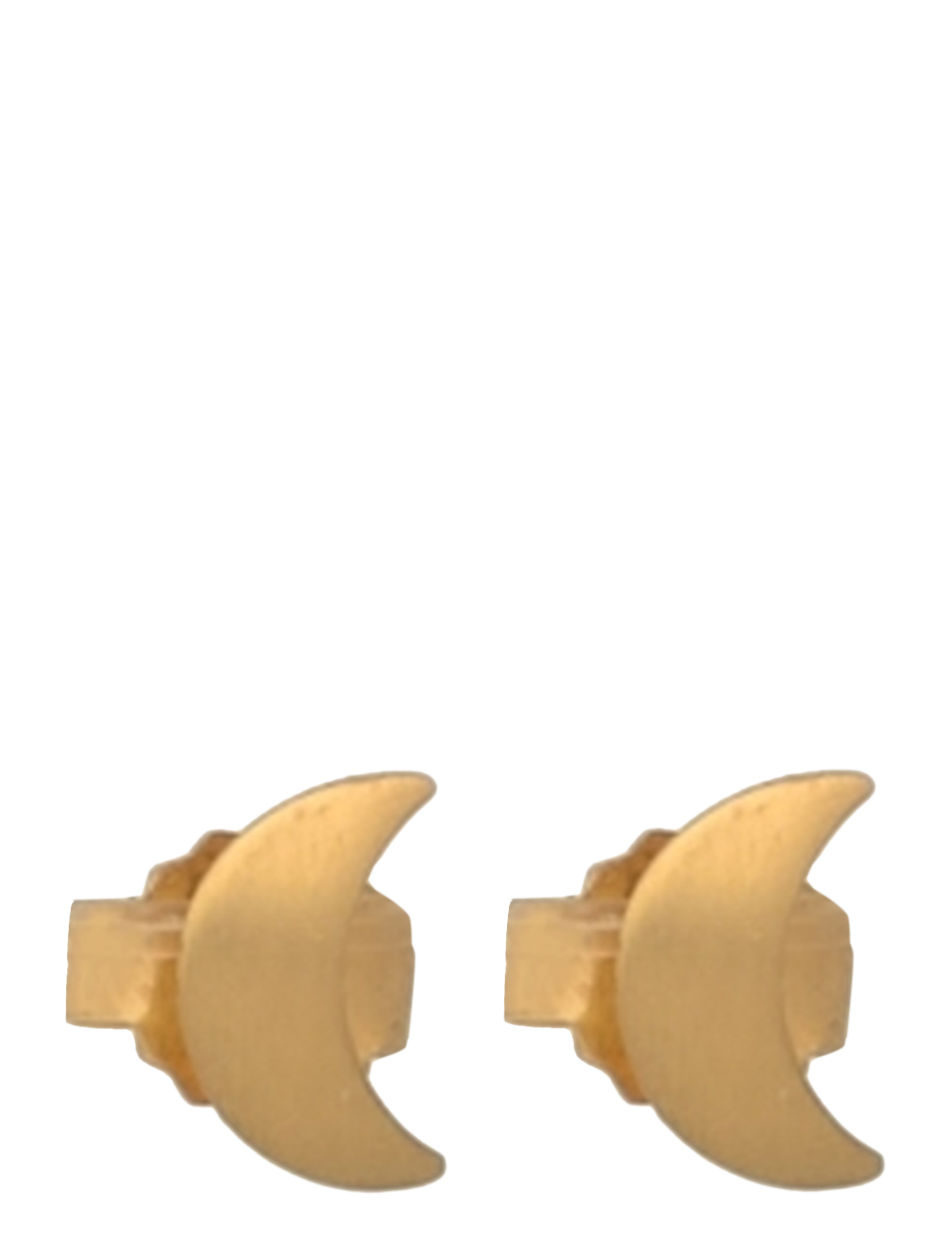 Jane Koenig Small Half Moon Stud, One Size, Earrings, Gold - Studs, Frauen
