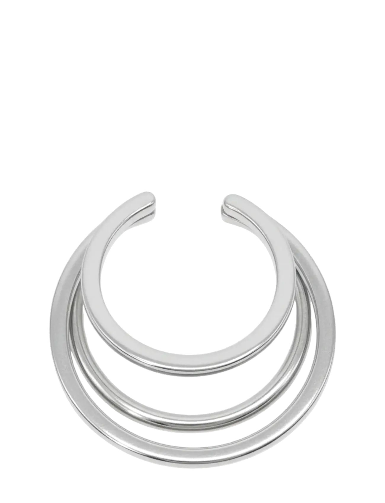 Jane Koenig - Olympia Cuff - segamieji auskarai - silver - 1