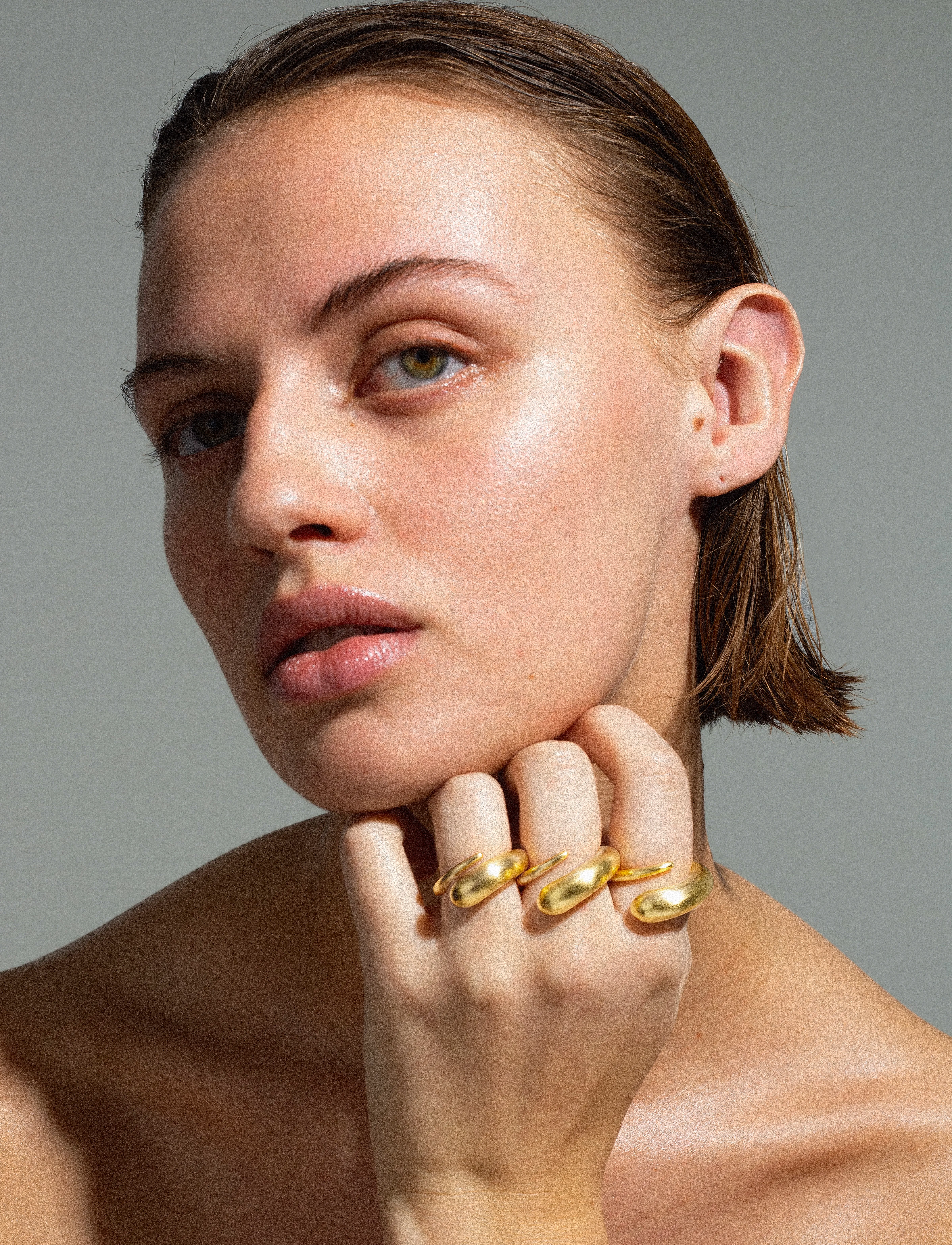 Jane Koenig Orbis Drop Ring, 48, Jewellery, Gold - Rings, Frauen