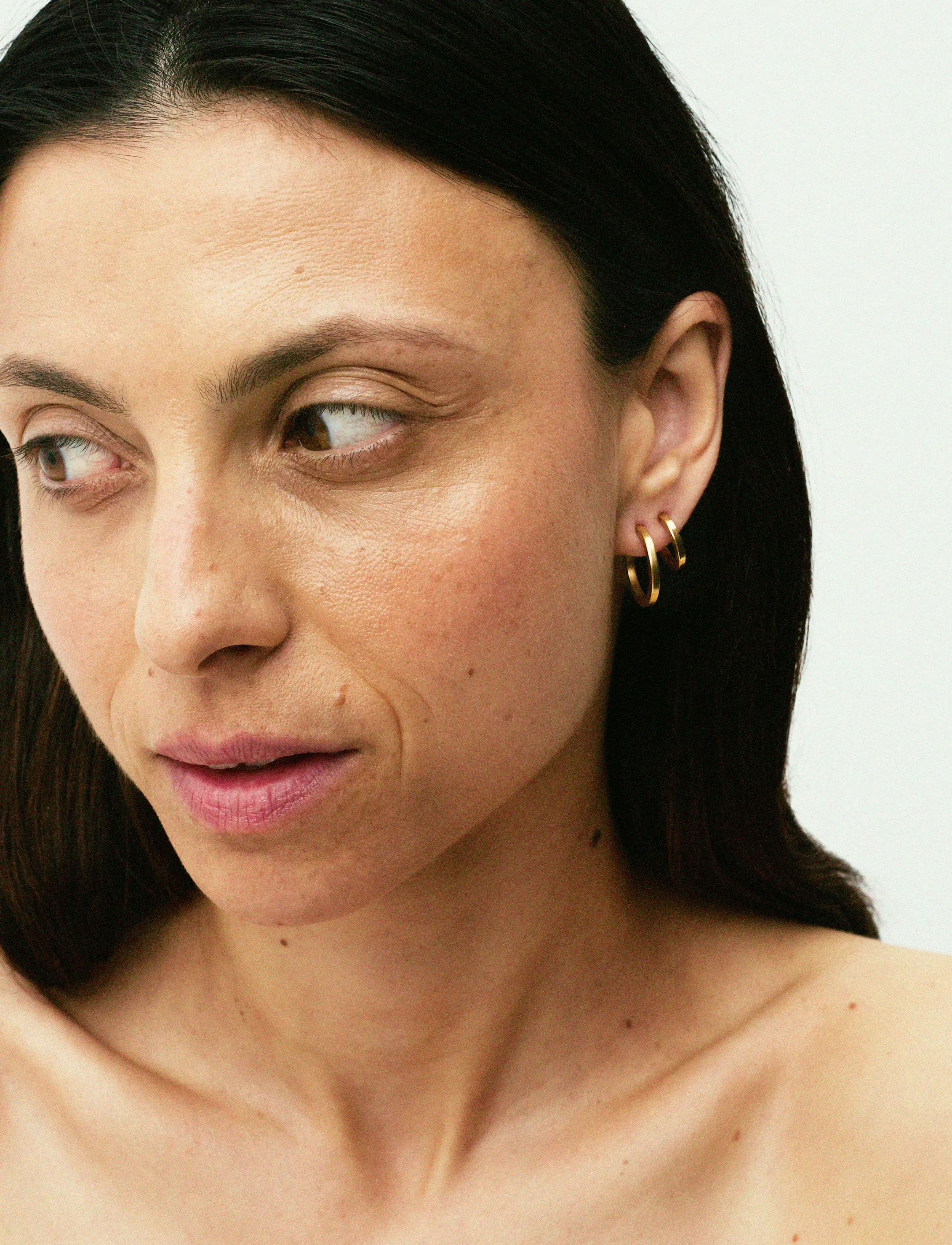 Jane Koenig Olympia Hoop 15, One Size, Earrings, Gold - Hoops, Frauen