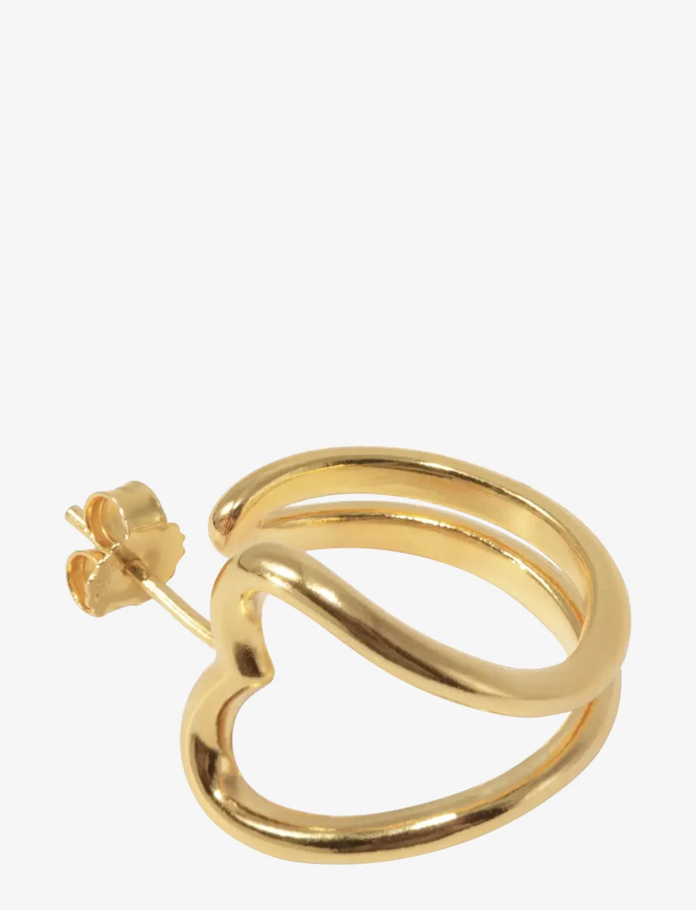 Jane Koenig - Open Heart Hoop - kreolen - 18 carat goldplating - 1