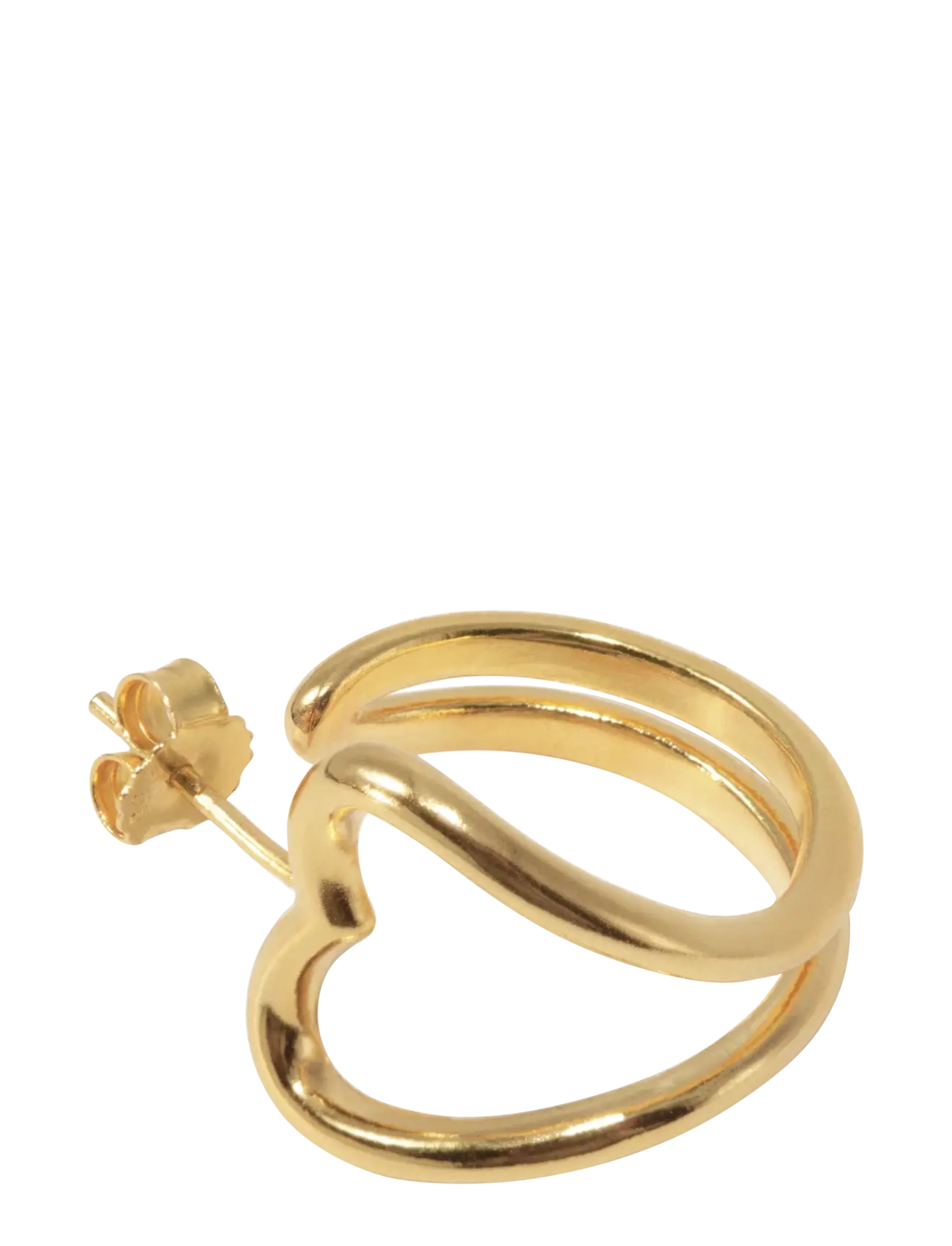 Jane Koenig Open Heart Hoop - Festtøj - 18 CARAT GOLDPLATING / gold