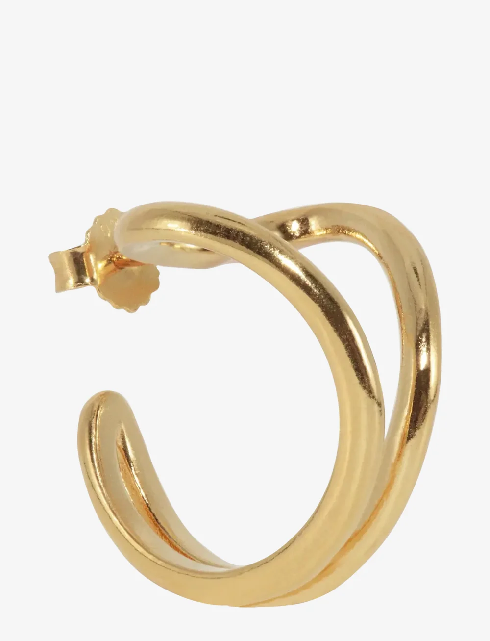 Jane Koenig - Open Heart Hoop - kreolen - 18 carat goldplating - 2